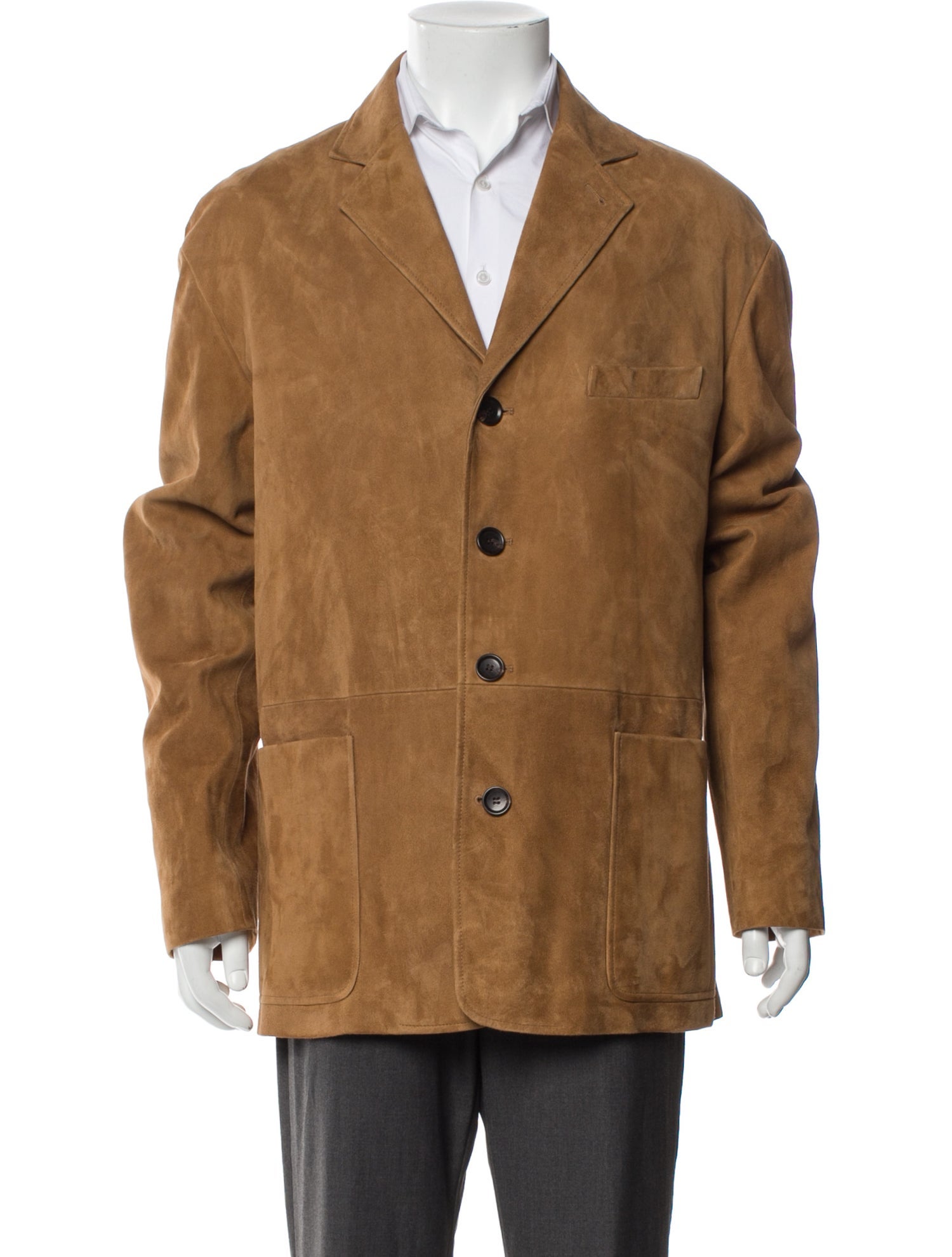 Bally Lamb Leather Utility Jacket