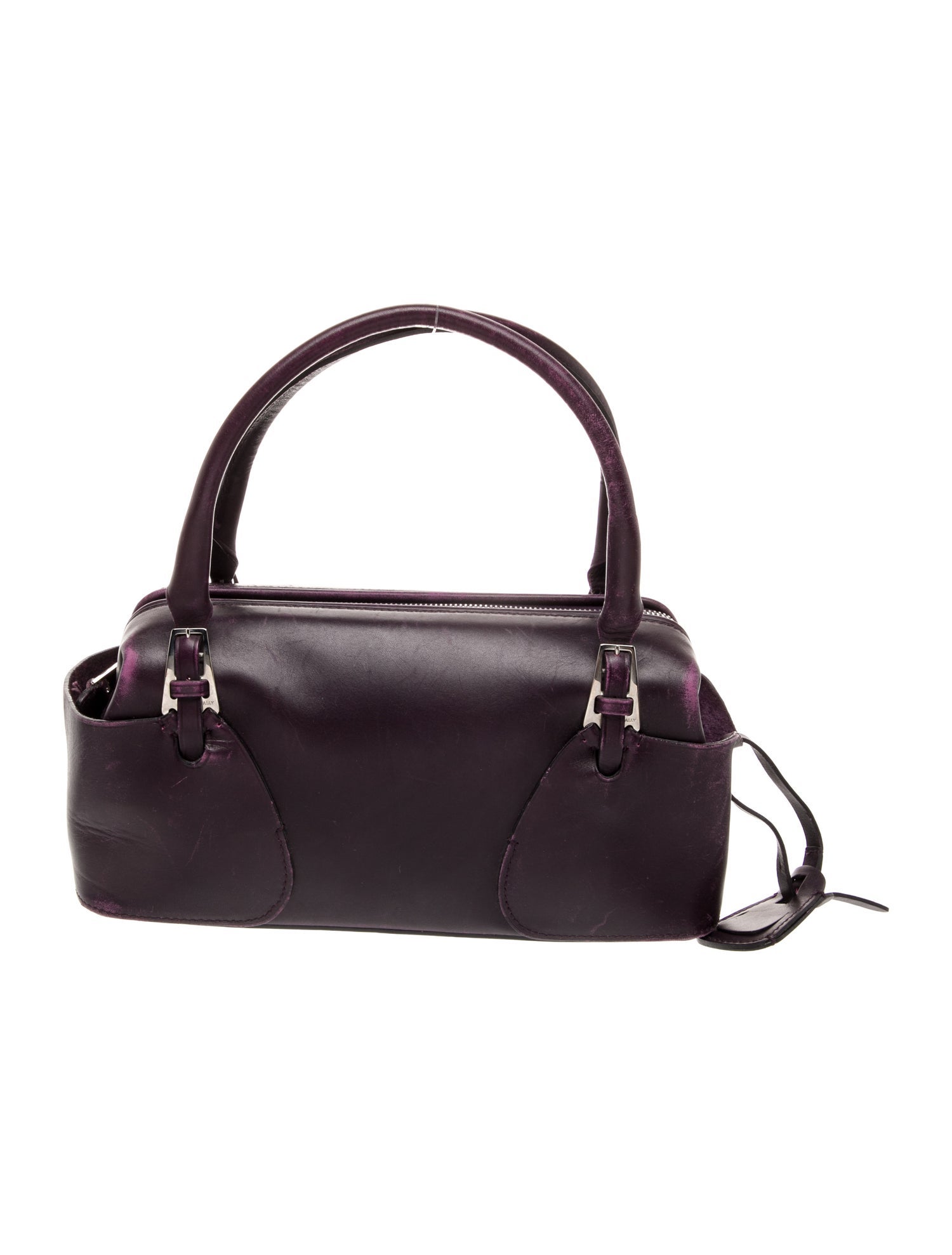 Bally Leather Top Handle Bag