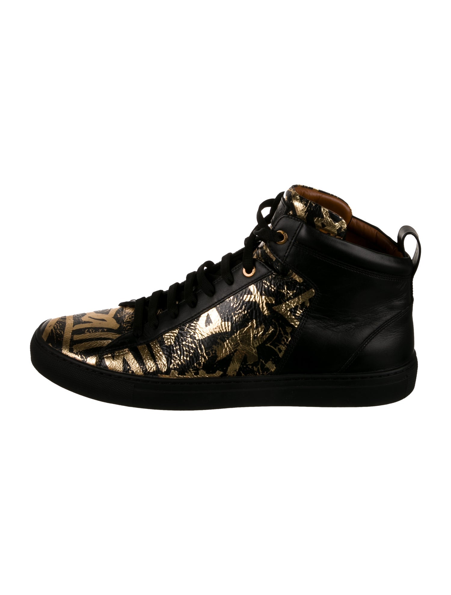 Bally Leather Printed Sneakers