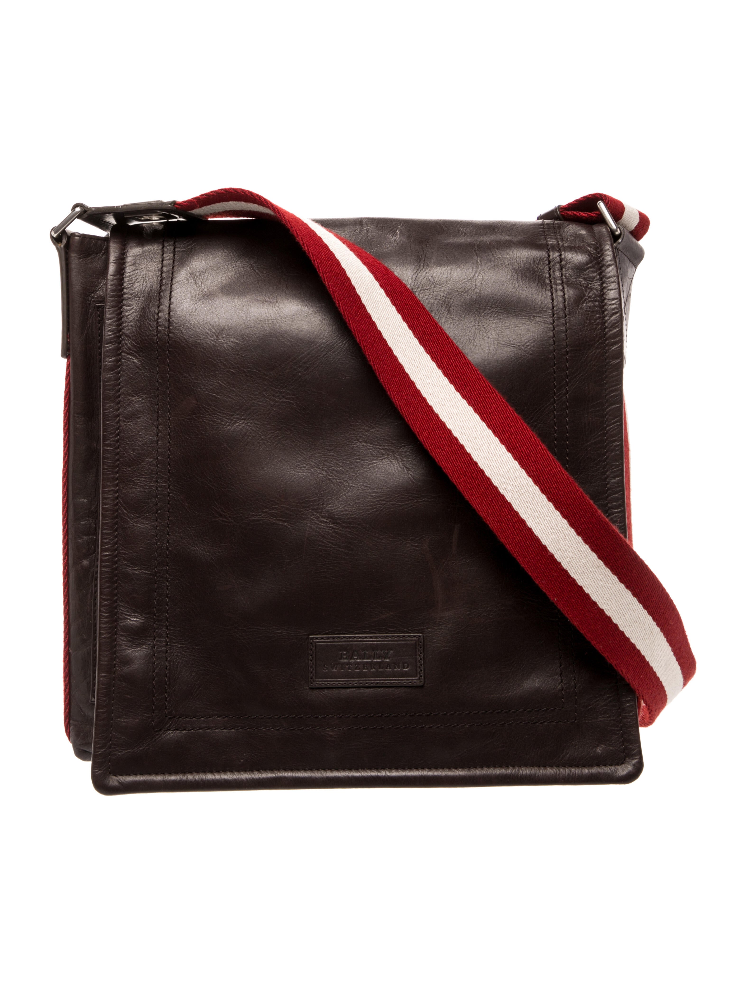 Bally Leather Messenger Bag