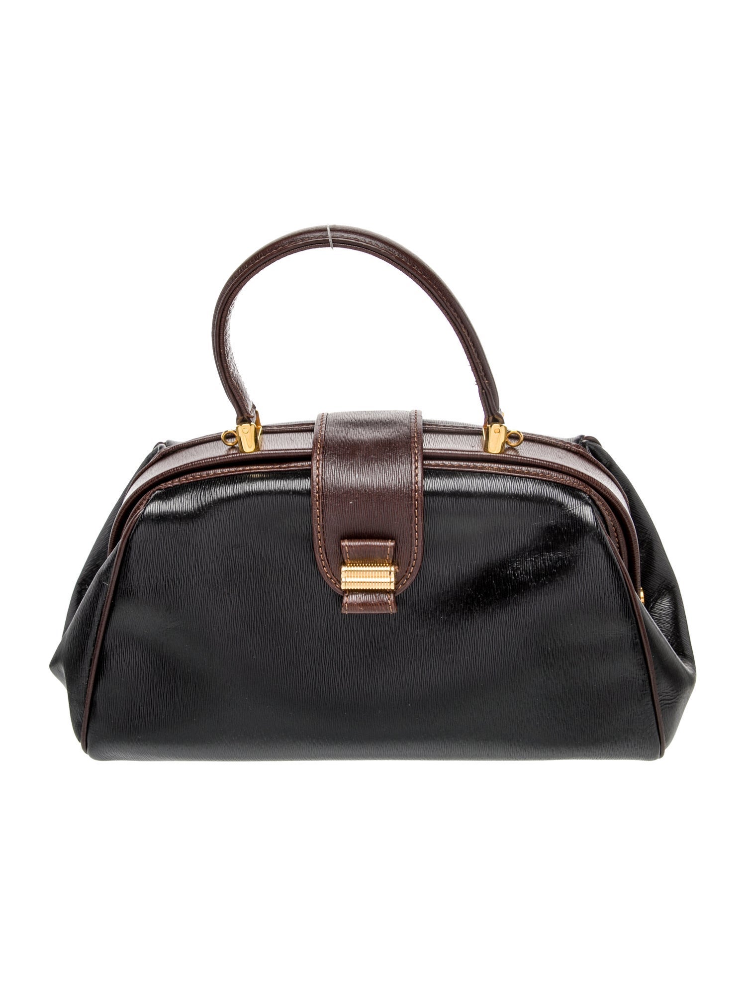 Bally Leather Top Handle Bag