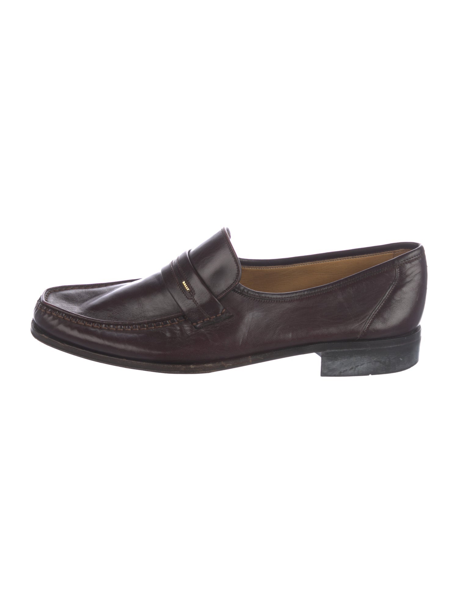 Bally Leather Dress Loafers