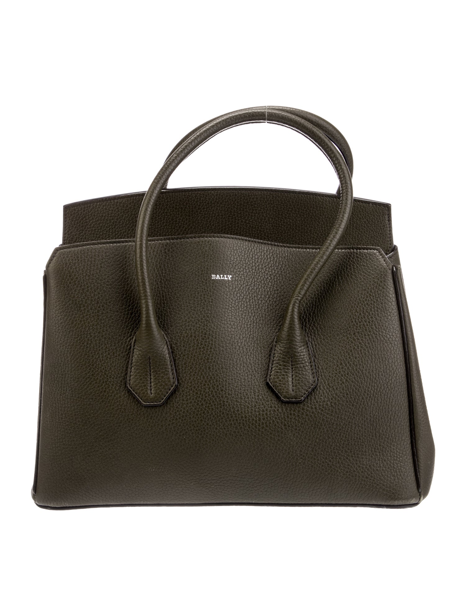 Bally Leather Top Handle Bag