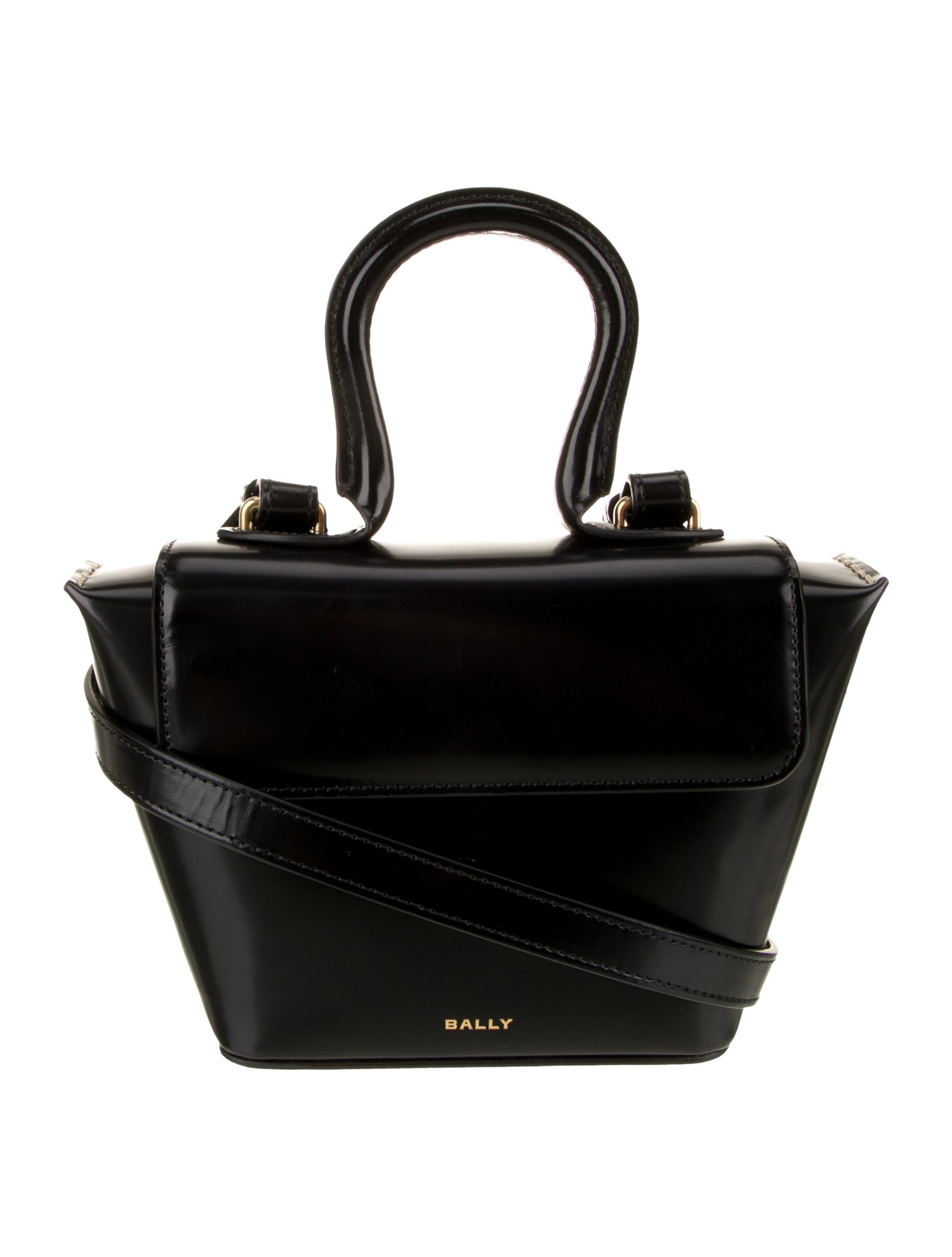Bally Leather Top Handle Bag