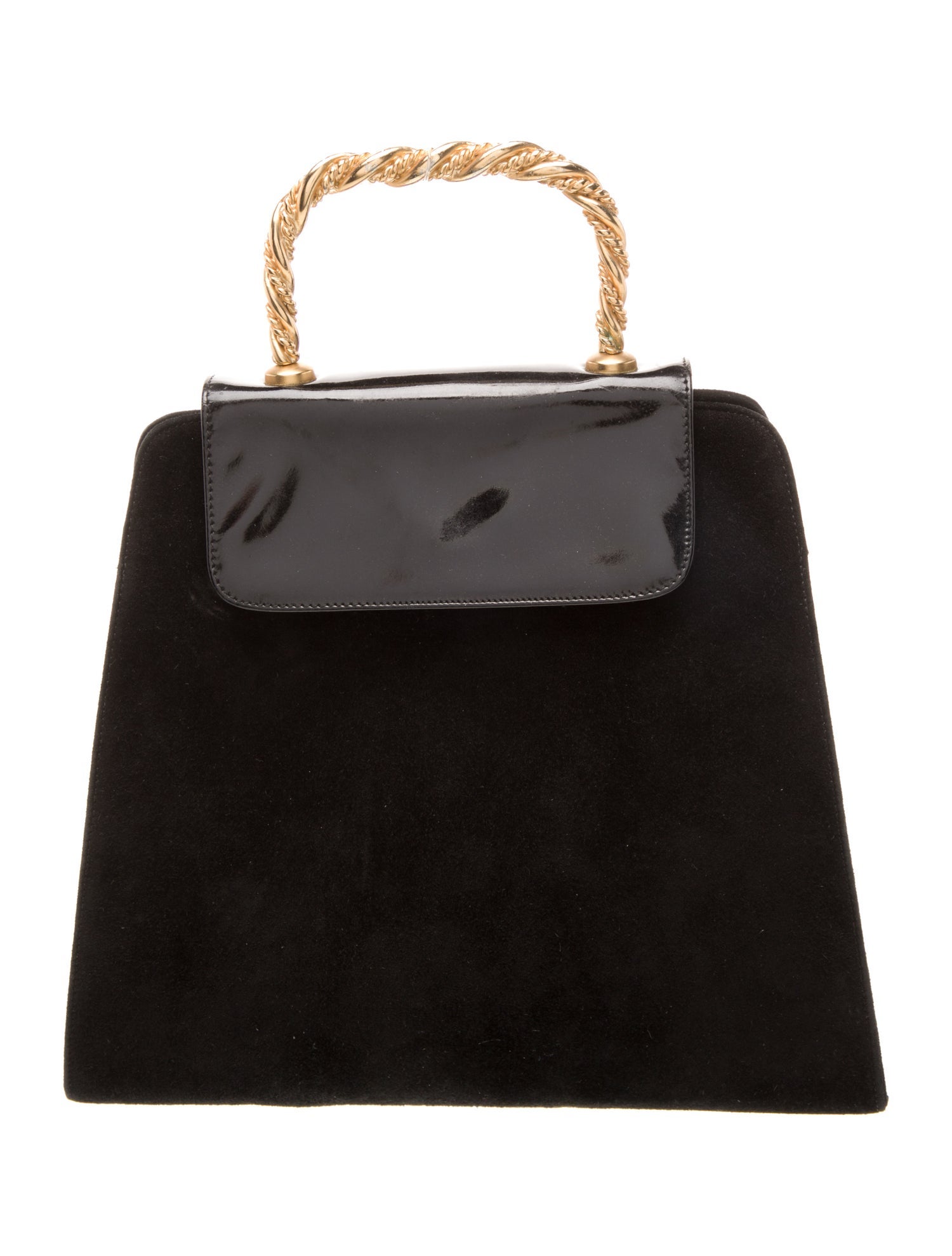 Bally Suede Top Handle Bag