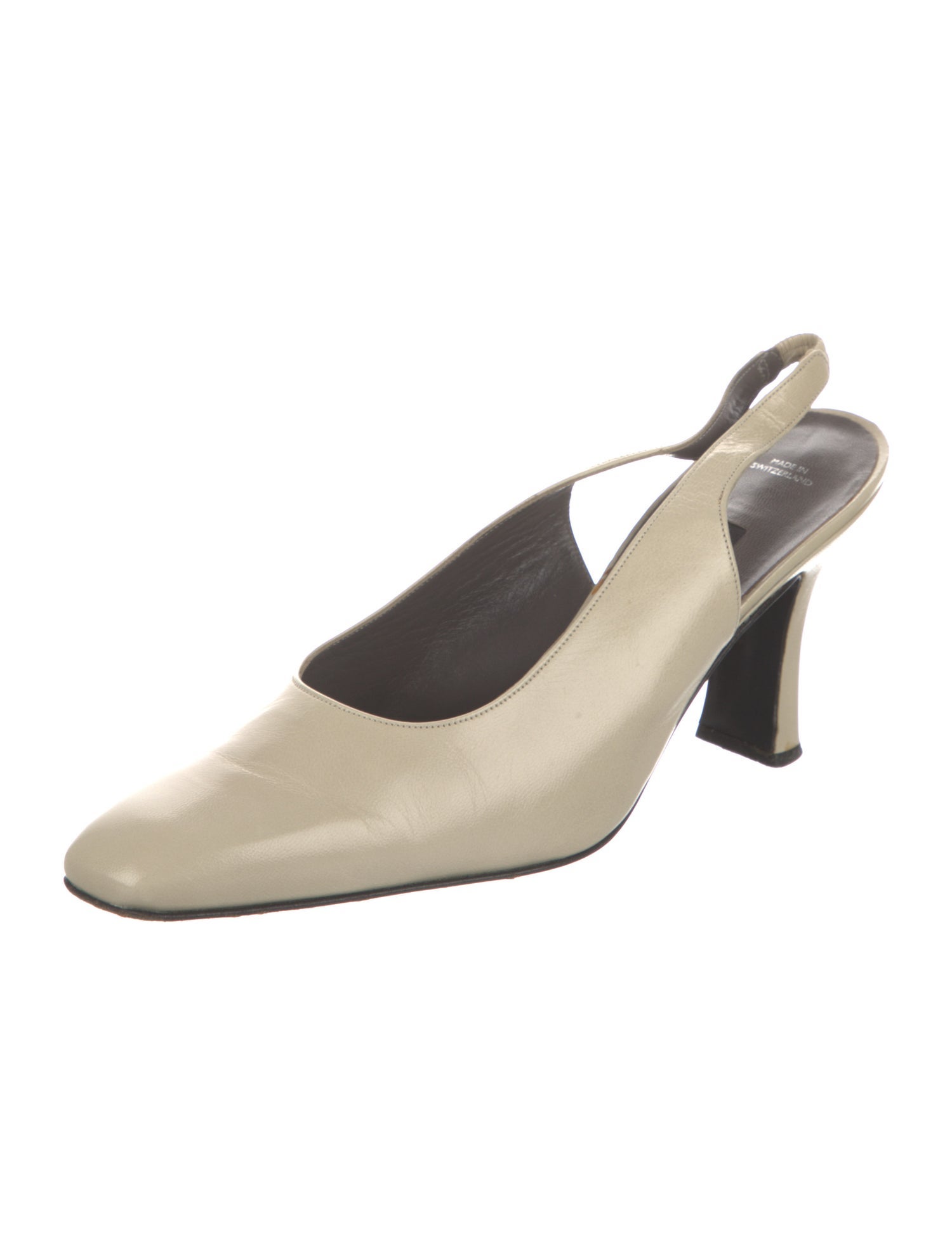 Bally Leather Slingback Pumps