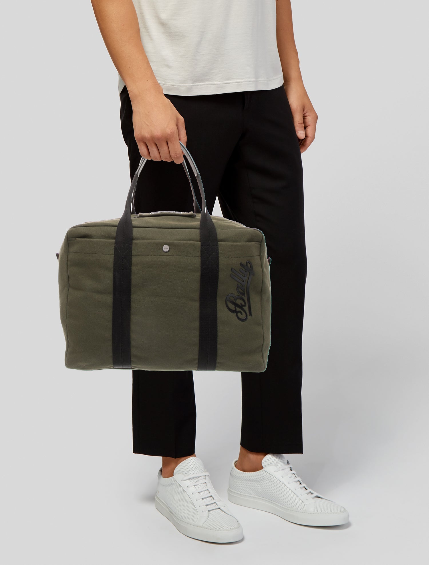 Bally Logo Travel Duffle Bag