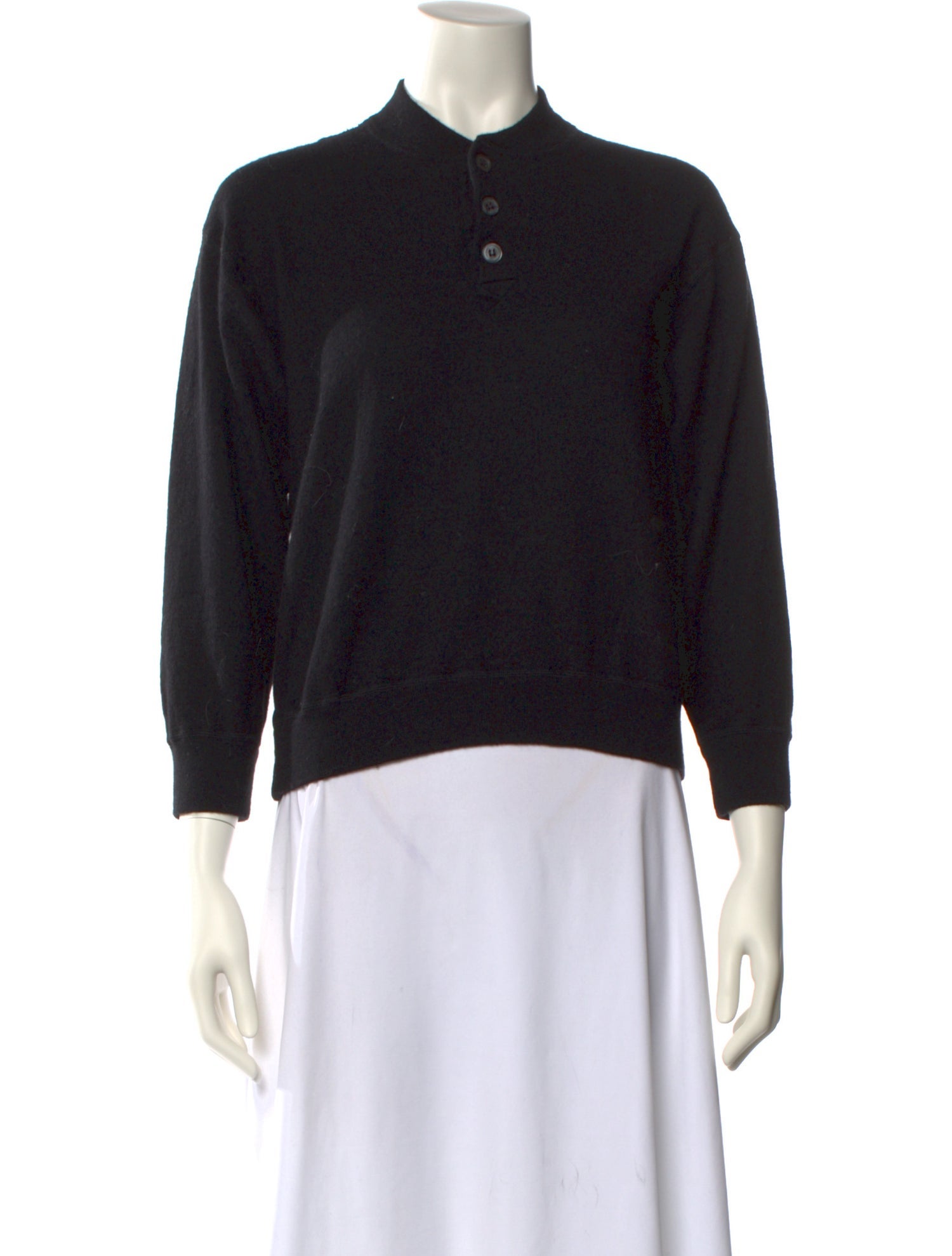 Bally Merino Wool Mock Neck Sweater