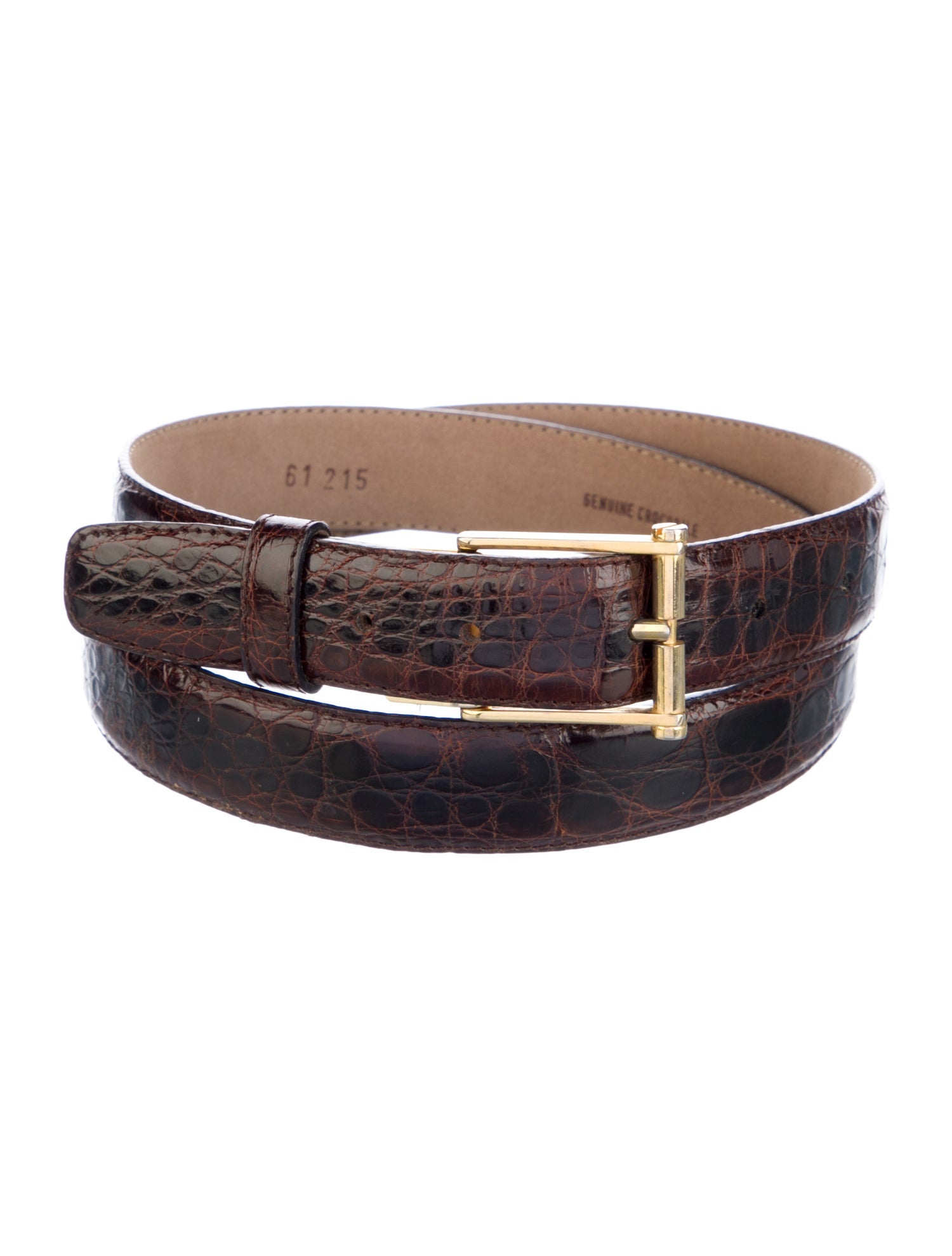 Bally Crocodile Belt