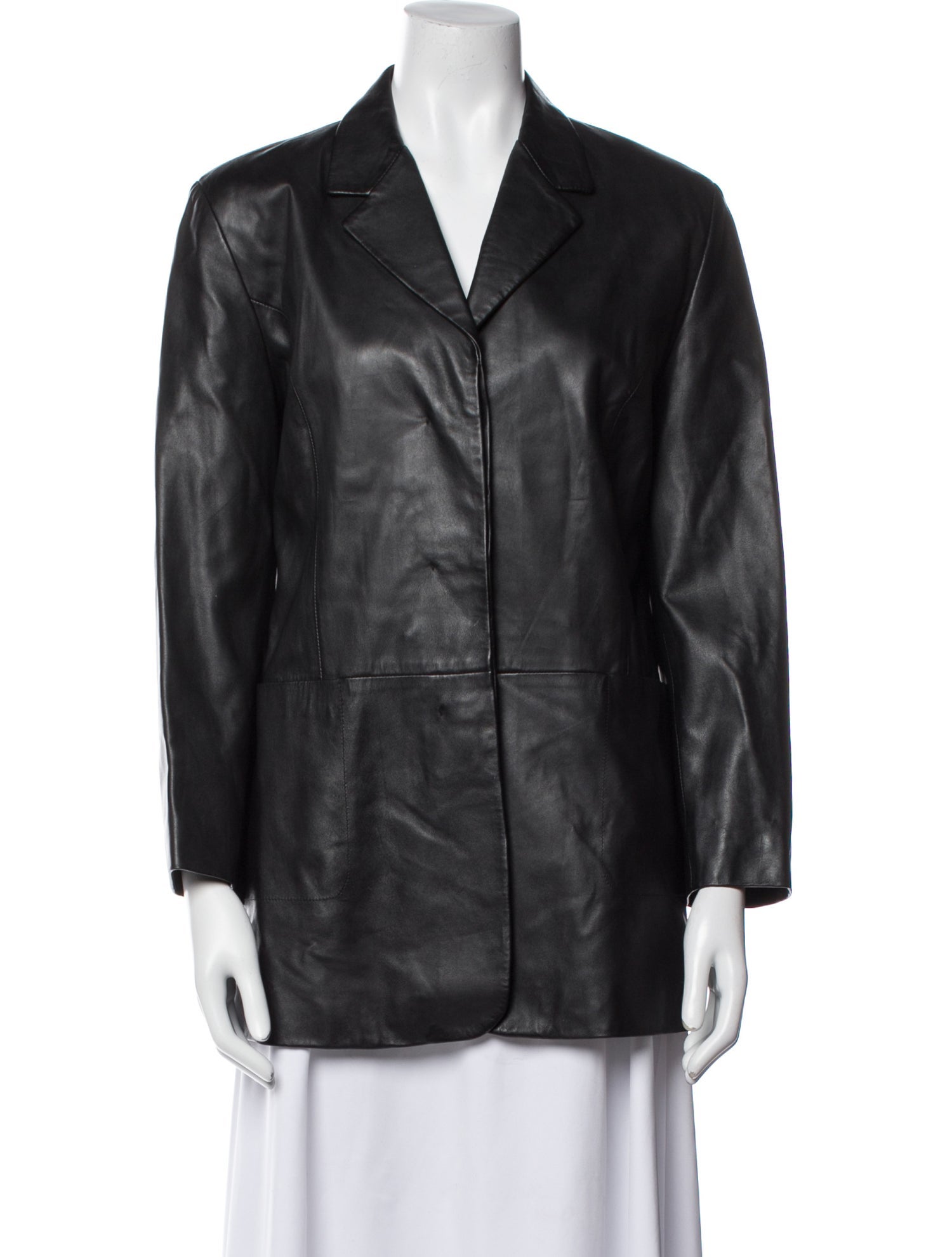 Bally Leather Blazer