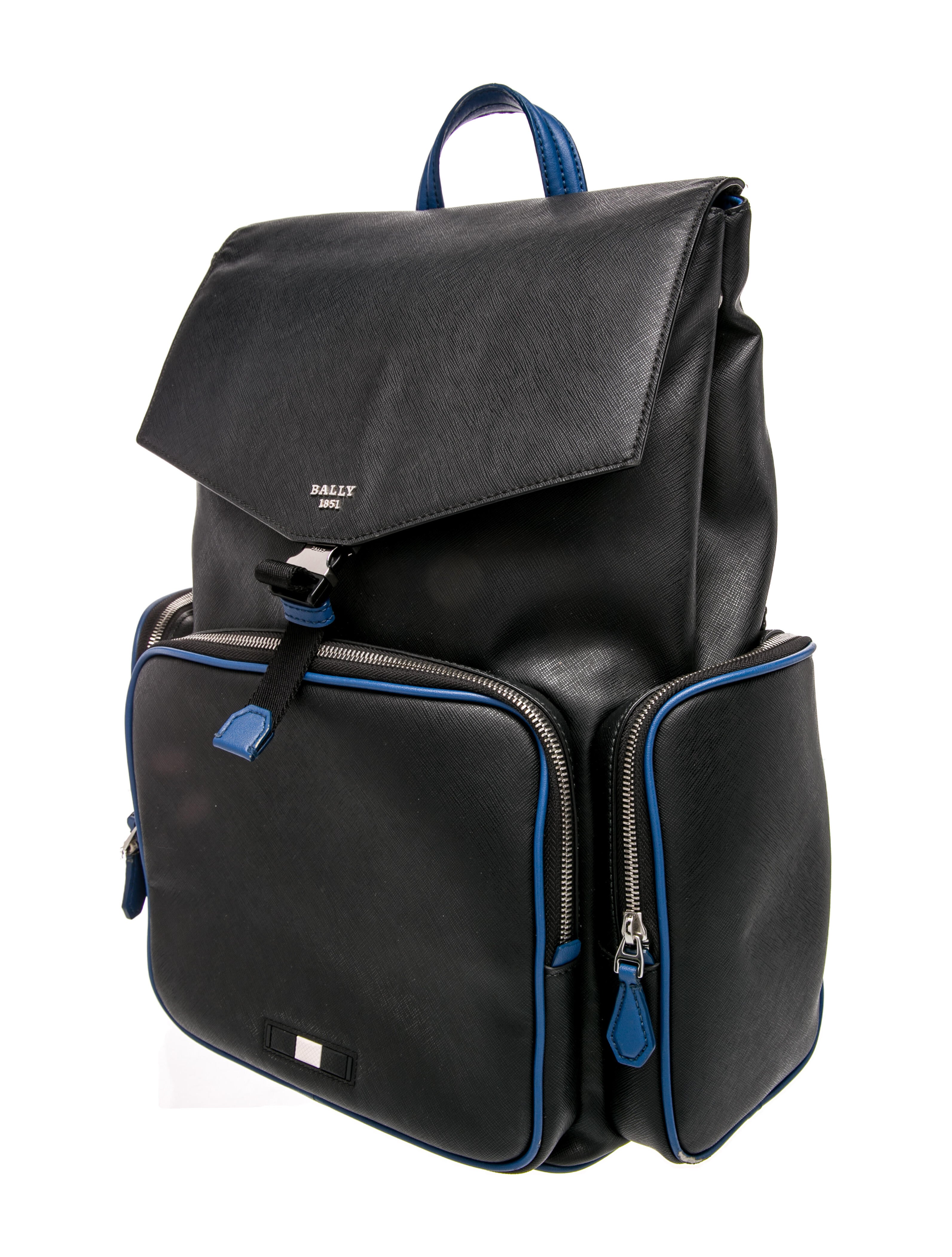 Bally Saffiano Leather Backpack