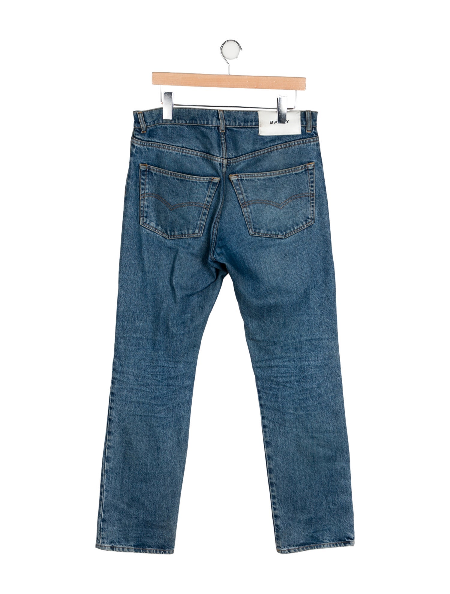 Bally High-Rise Straight Leg Jeans