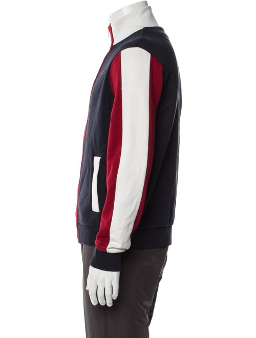 Bally Colorblock Pattern Bomber Jacket