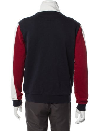 Bally Colorblock Pattern Bomber Jacket