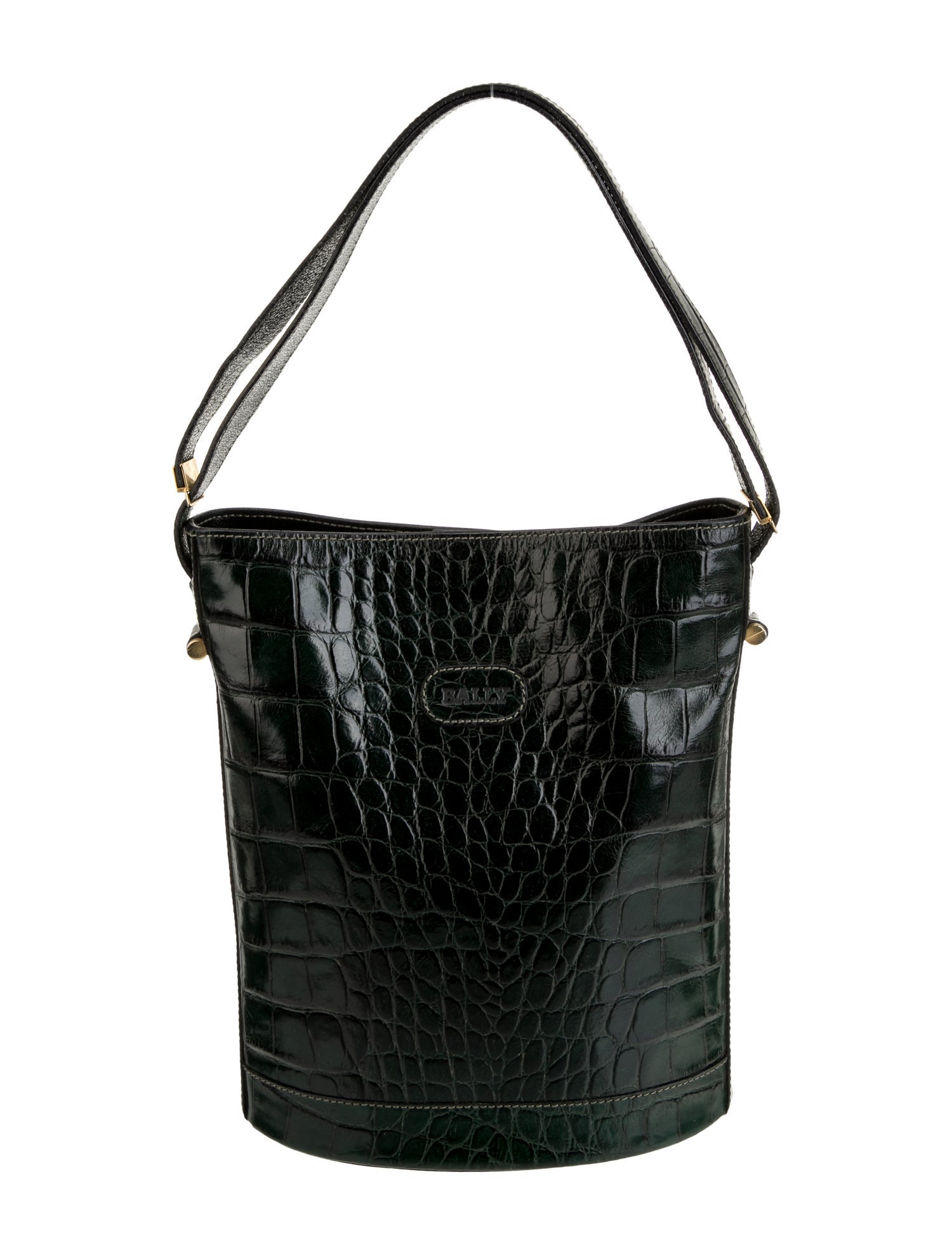 Bally Leather Bucket Bag