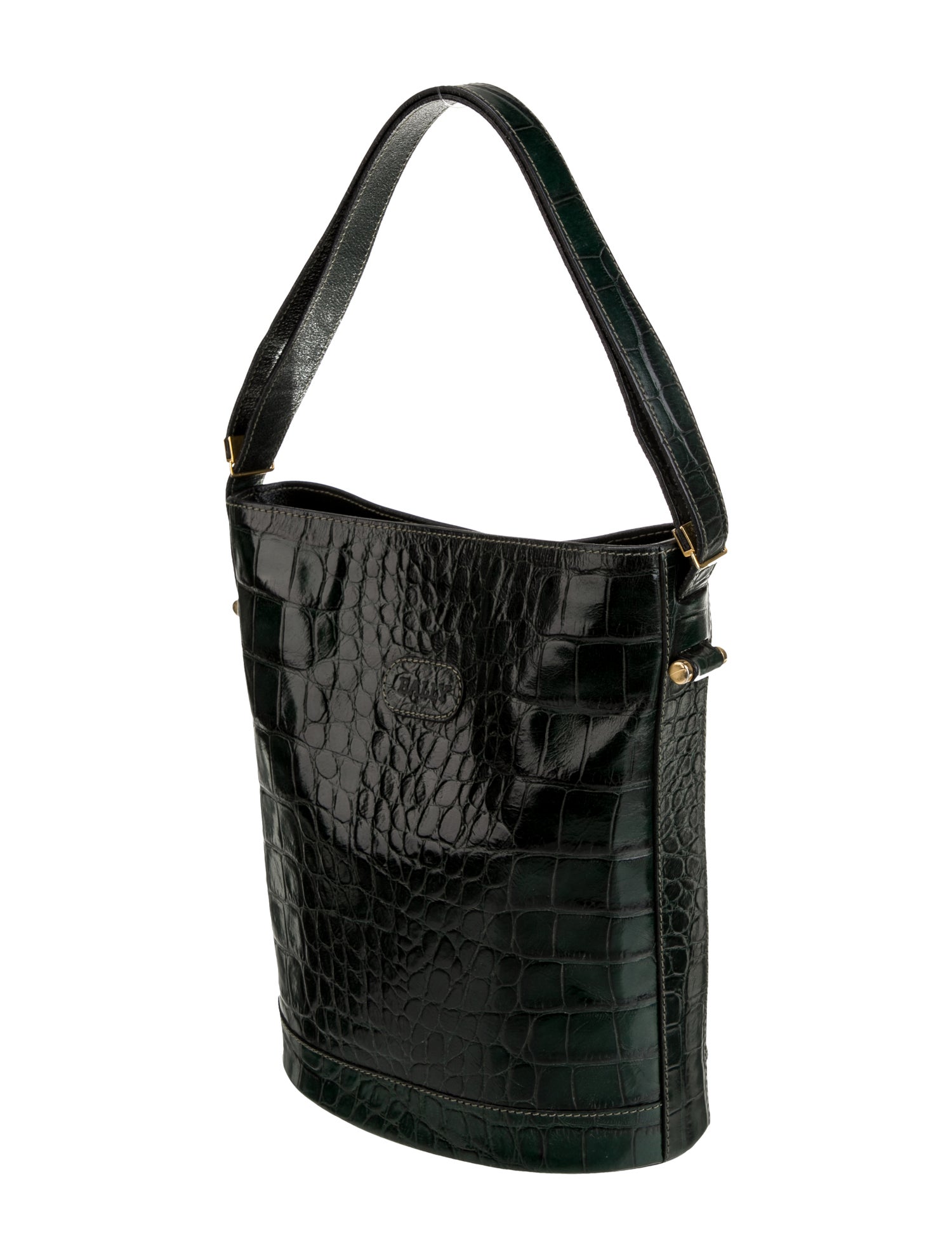 Bally Leather Bucket Bag