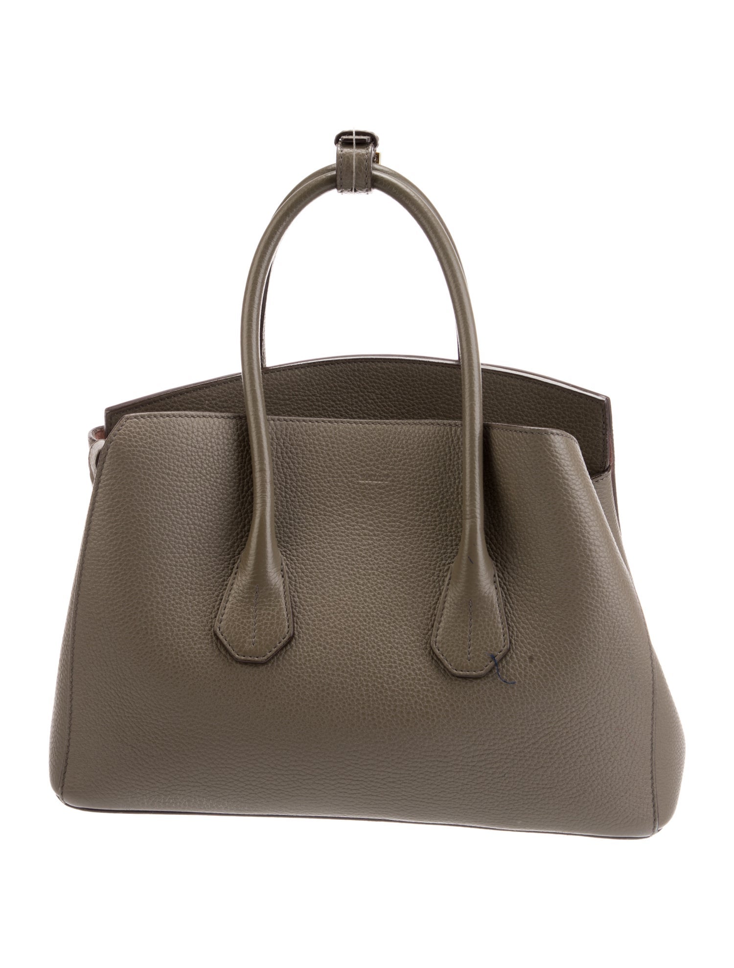 Bally Leather Top Handle Bag