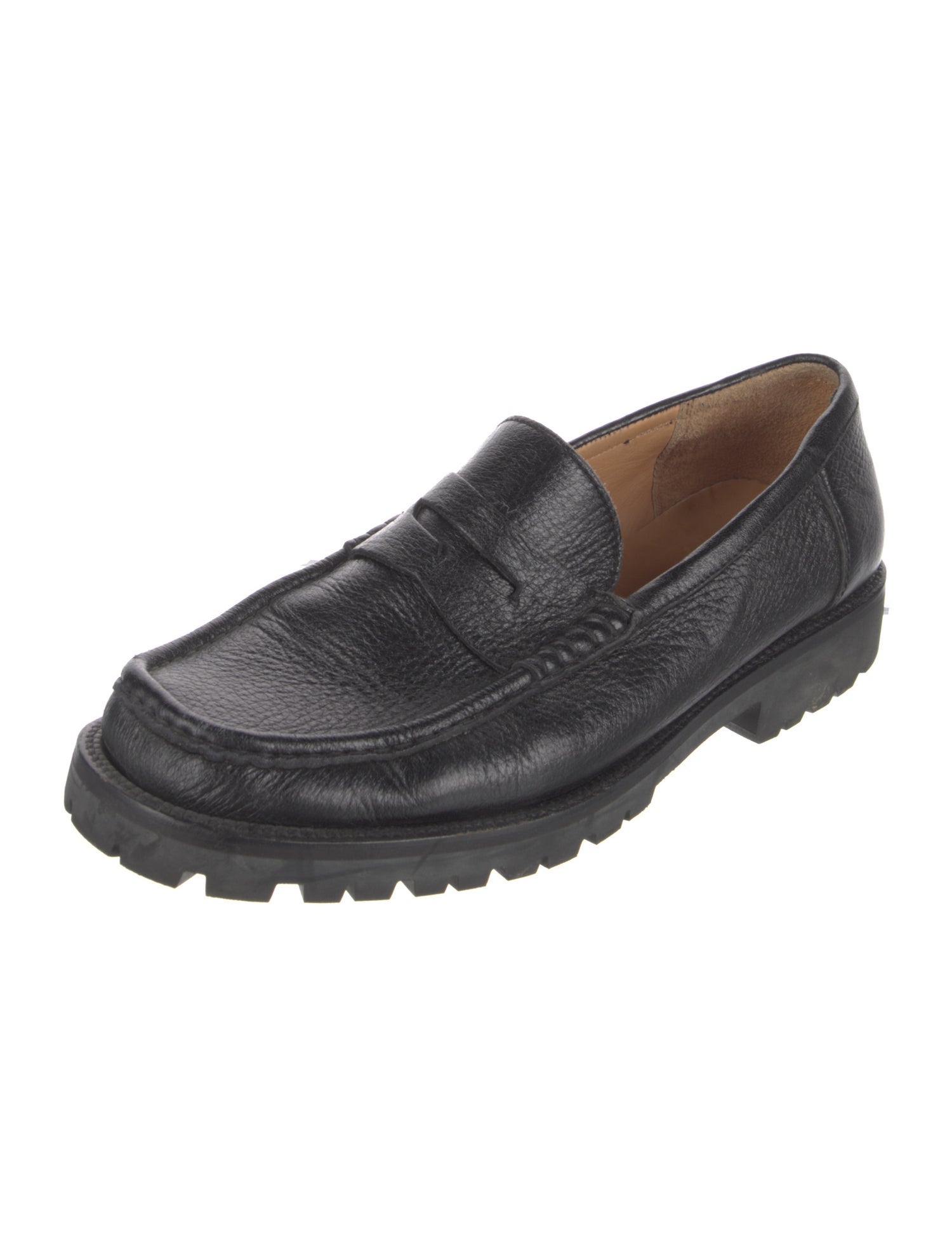 Bally Leather Dress Loafers