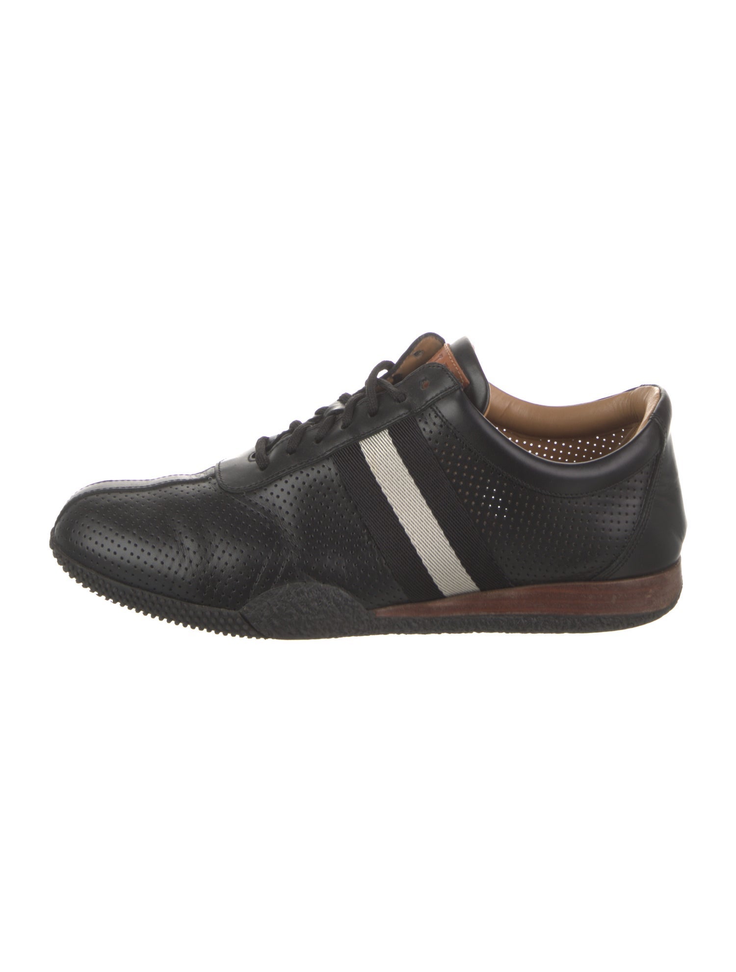 Bally Leather Printed Sneakers