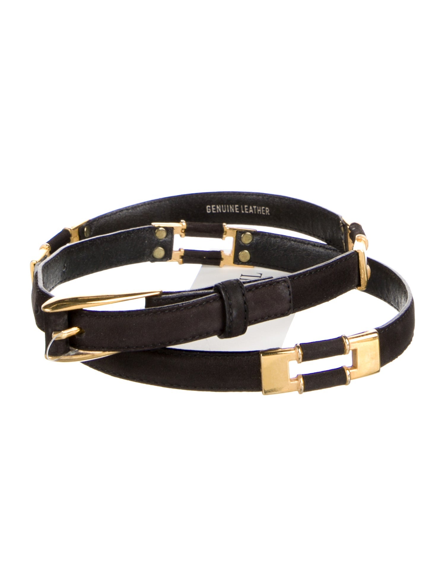 Bally Skinny Leather Belt