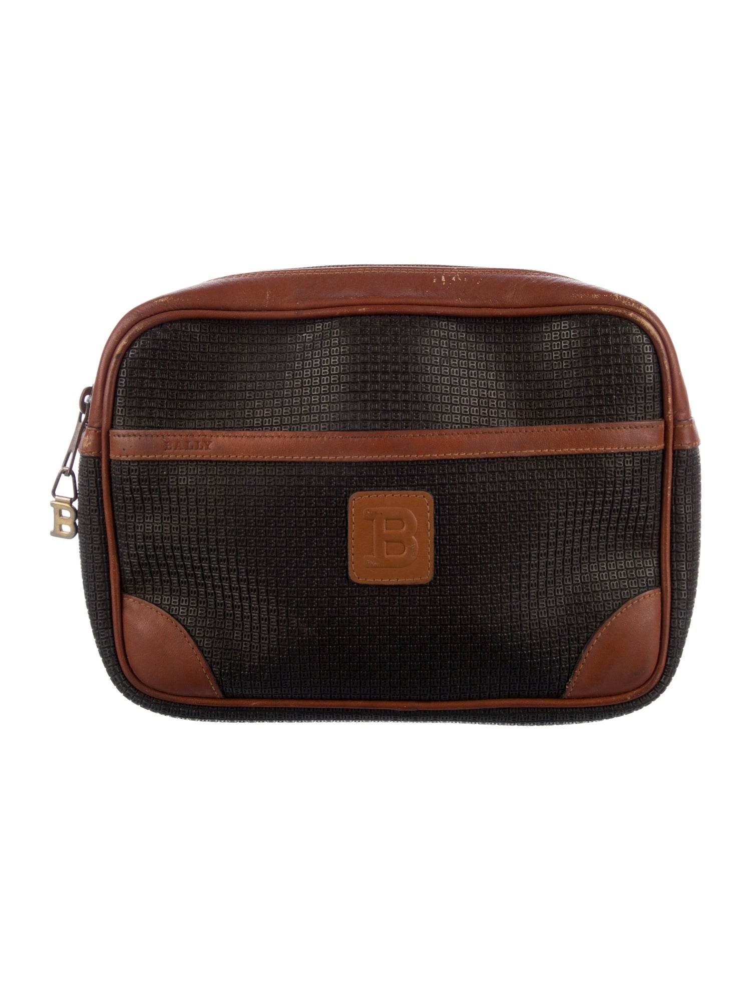 Bally Leather Cosmetic Bag