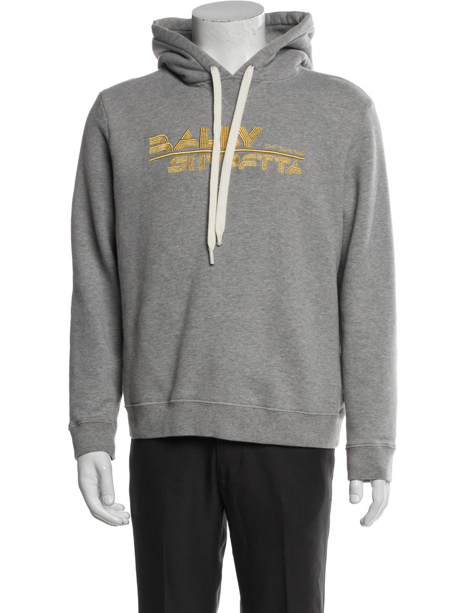 Bally Graphic Print Crew Neck Hoodie