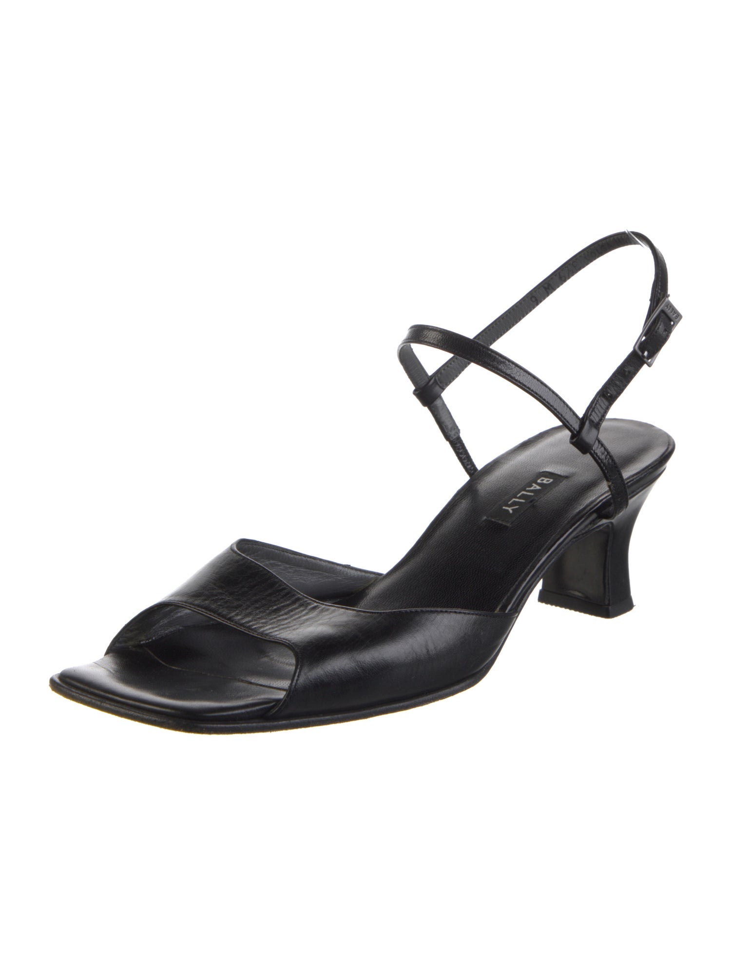 Bally Leather Slingback Sandals