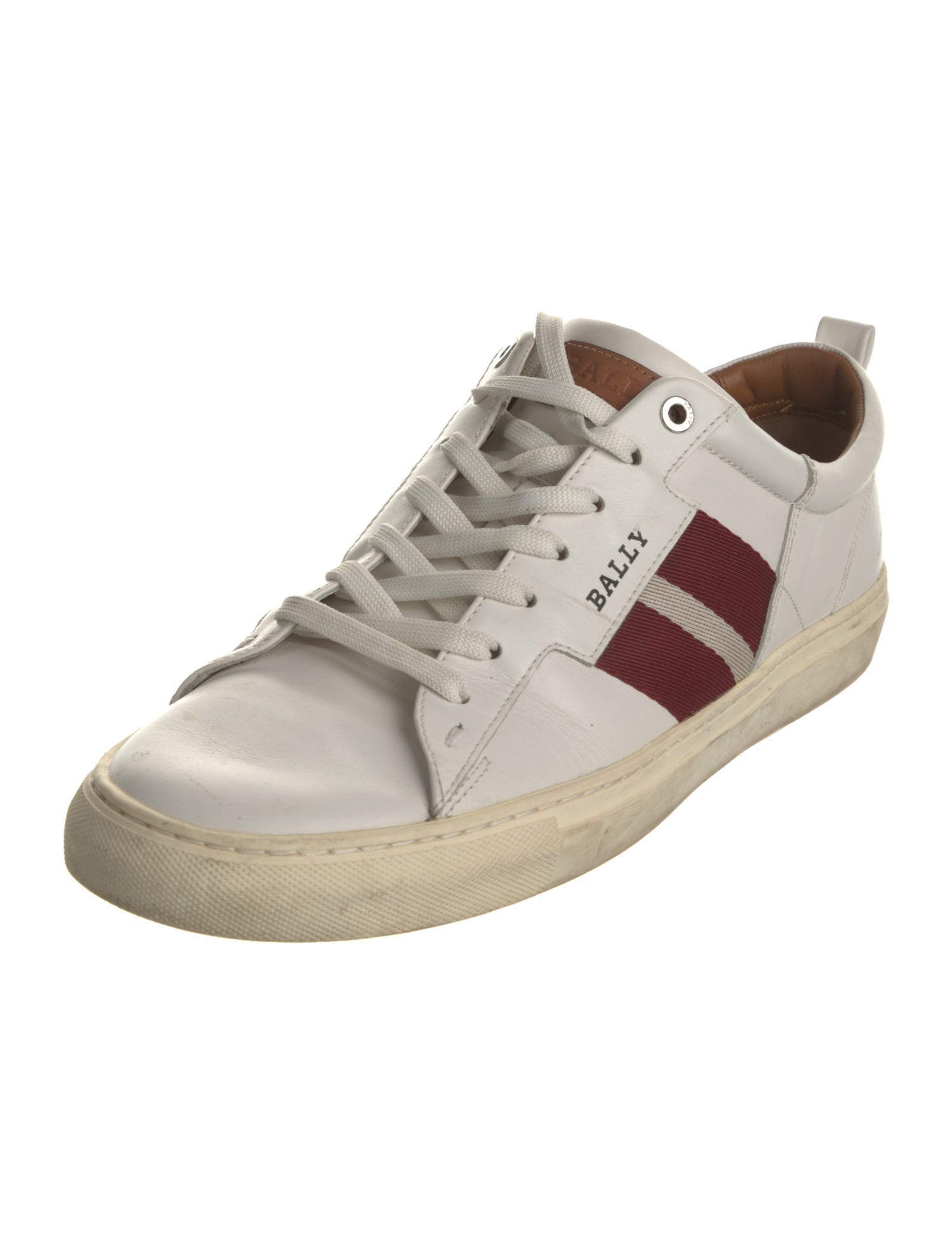 Bally Leather Printed Sneakers