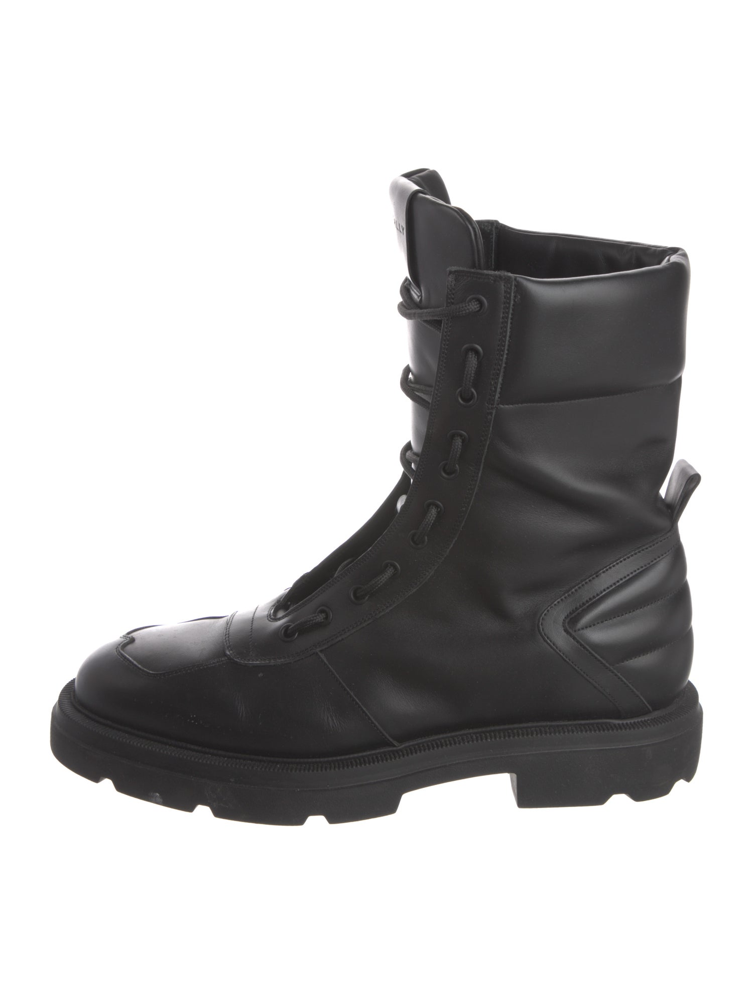 Bally Leather Combat Boots