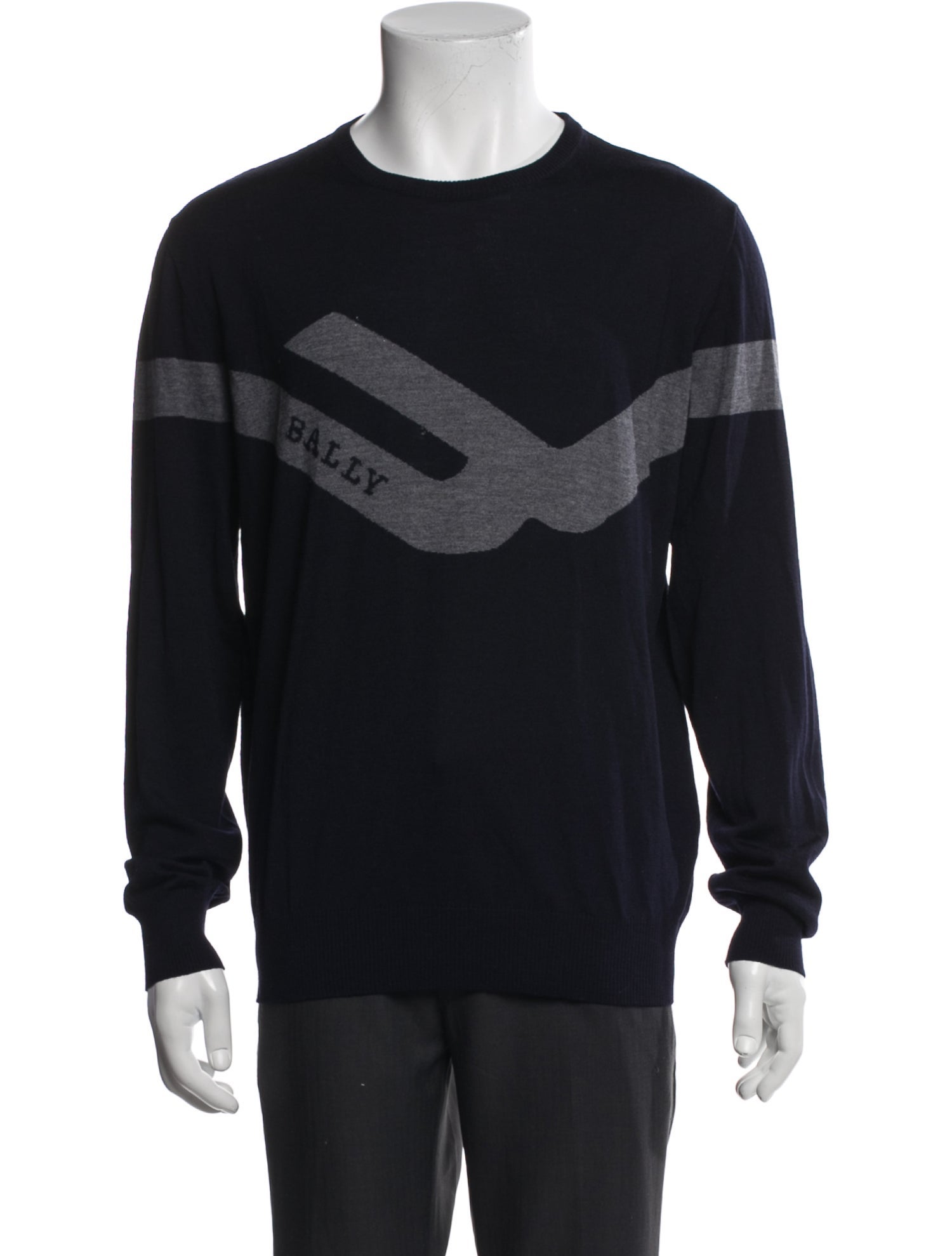 Bally Wool Graphic Print Pullover