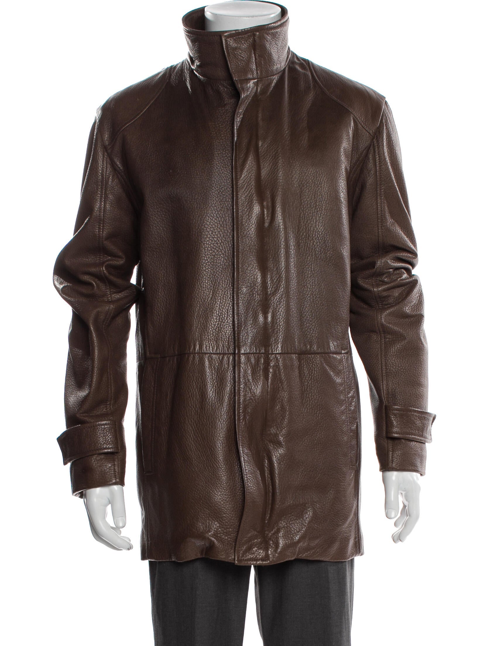 Bally Lamb Leather Moto Jacket