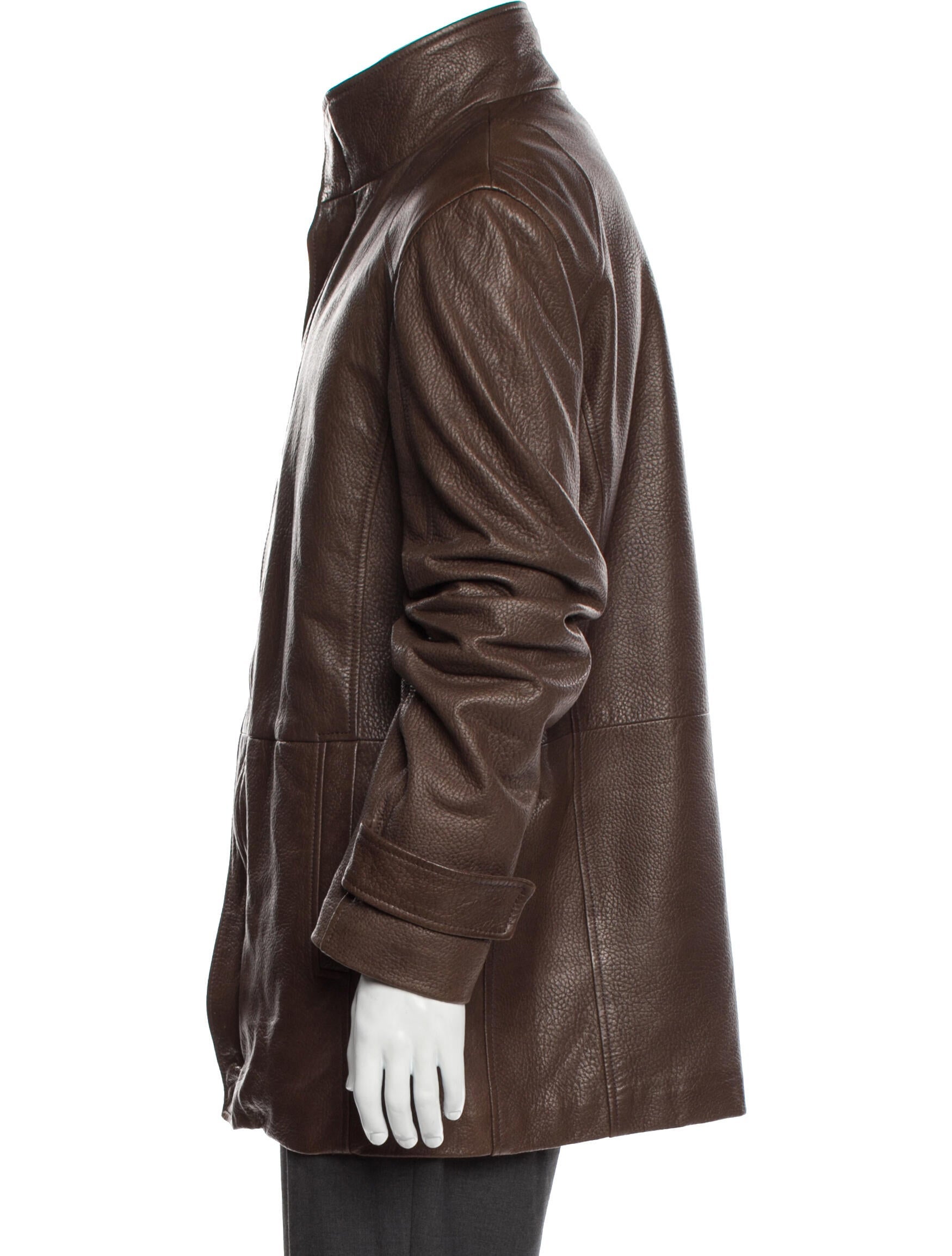 Bally Lamb Leather Moto Jacket