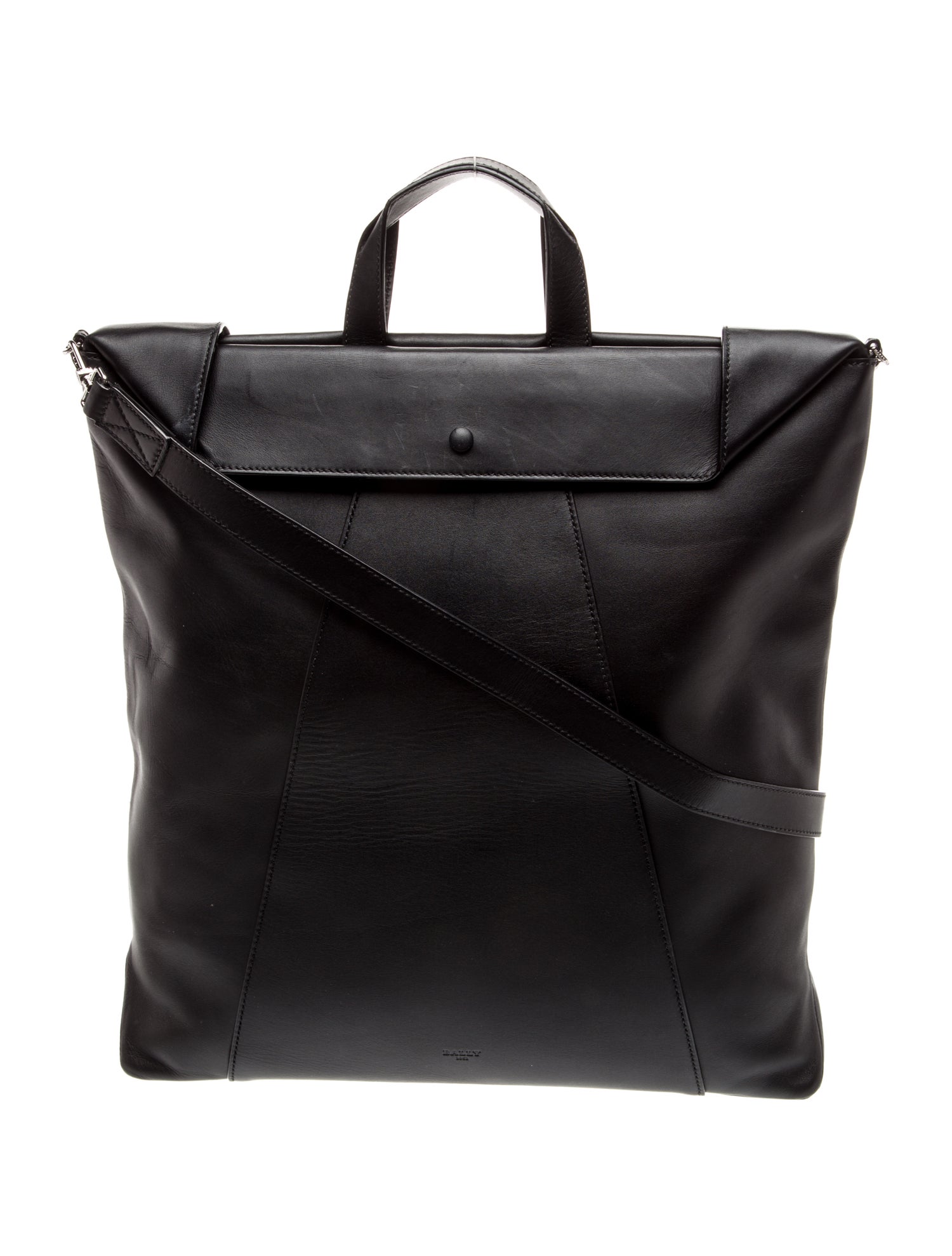 Bally Leather Top Handle Bag