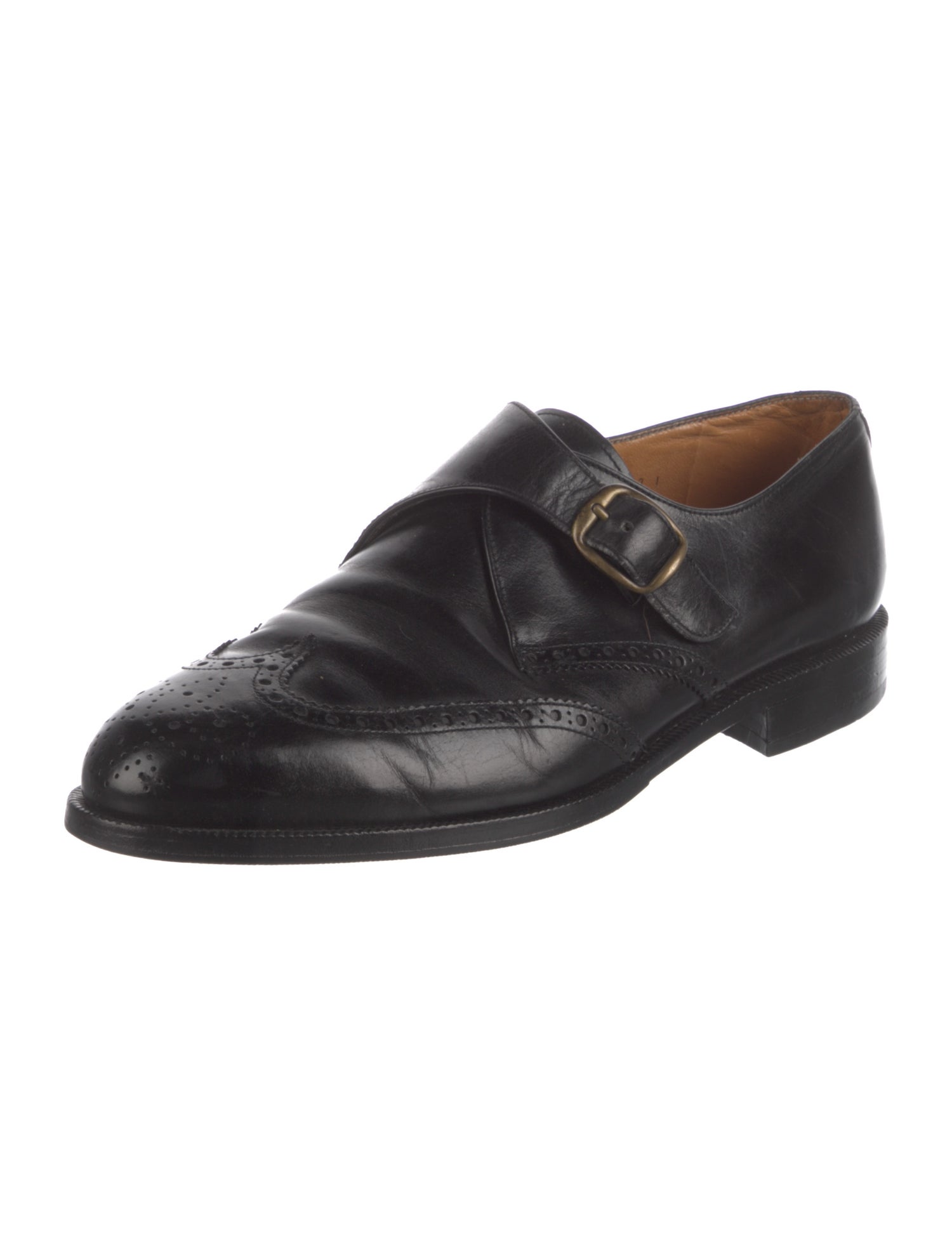 Bally Leather Monk Straps