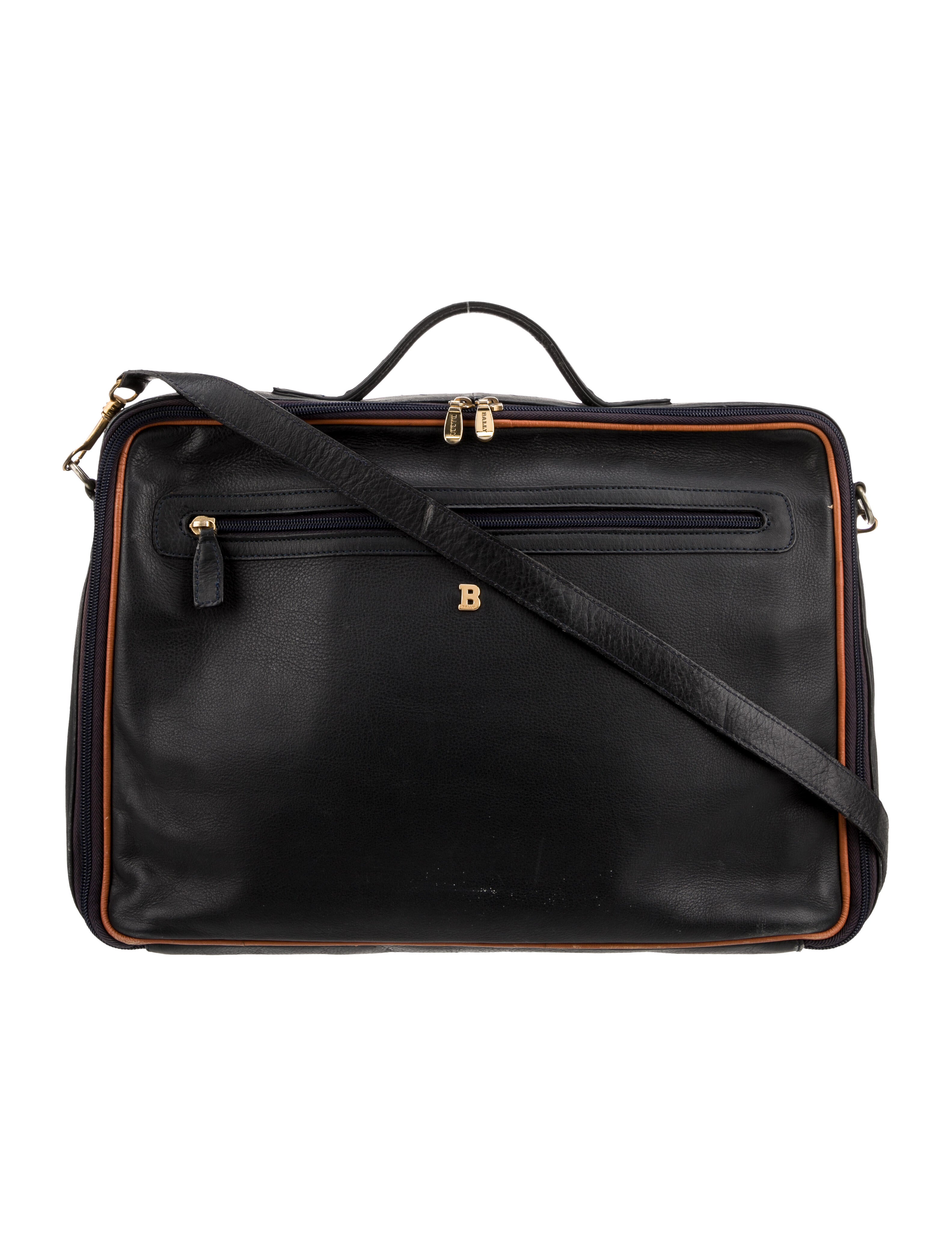 Bally Leather Messenger Bag