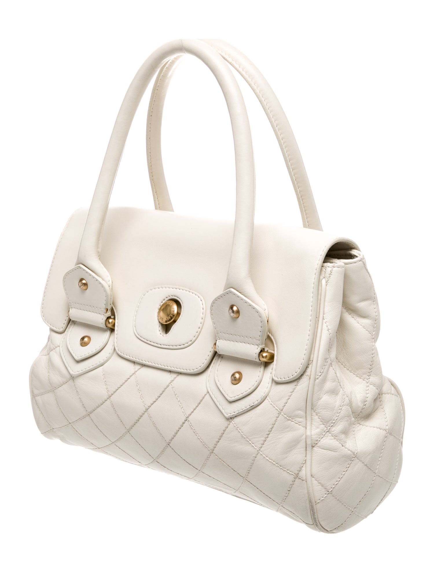 Bally Leather Top Handle Bag