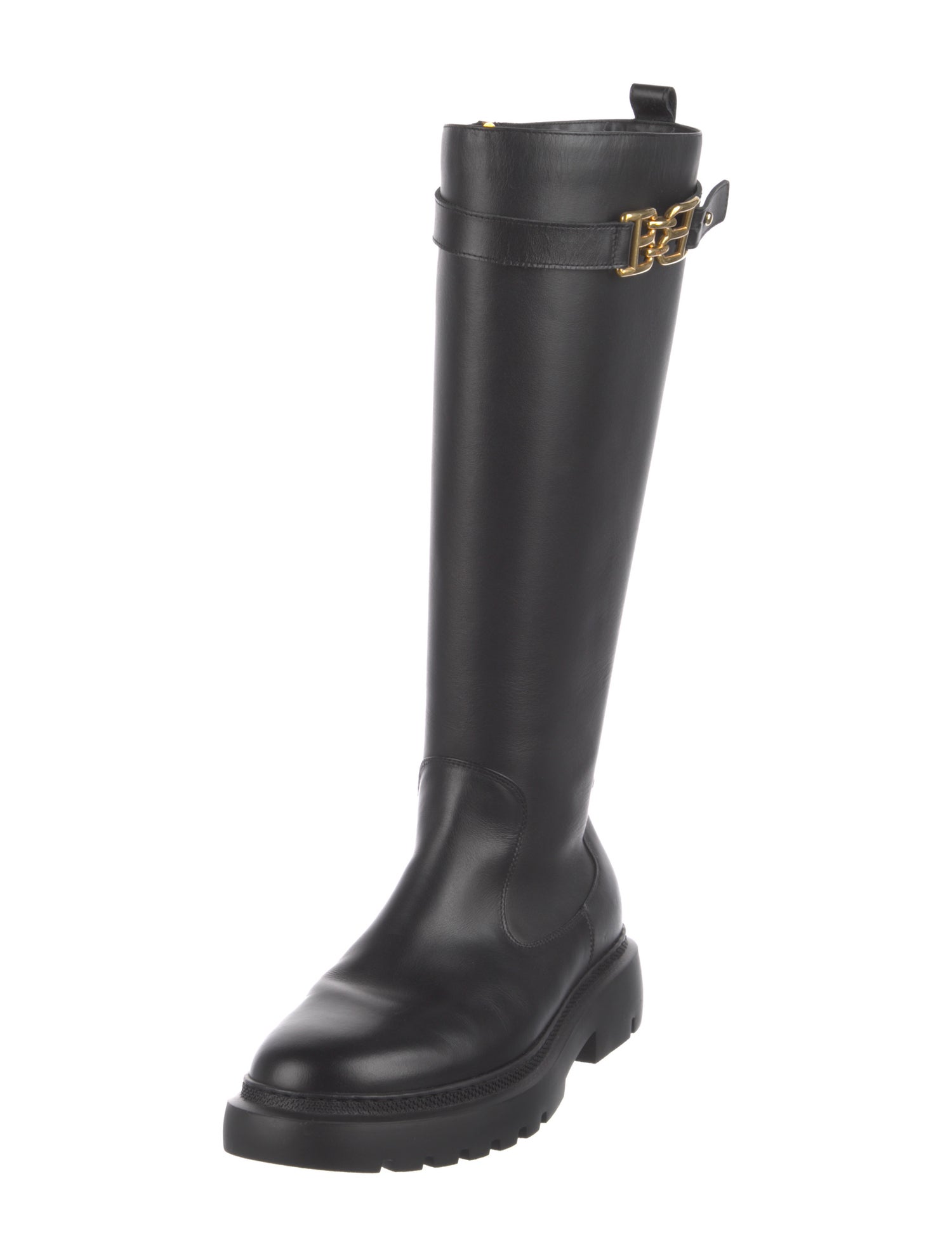 Bally Gaila Leather Riding Boots