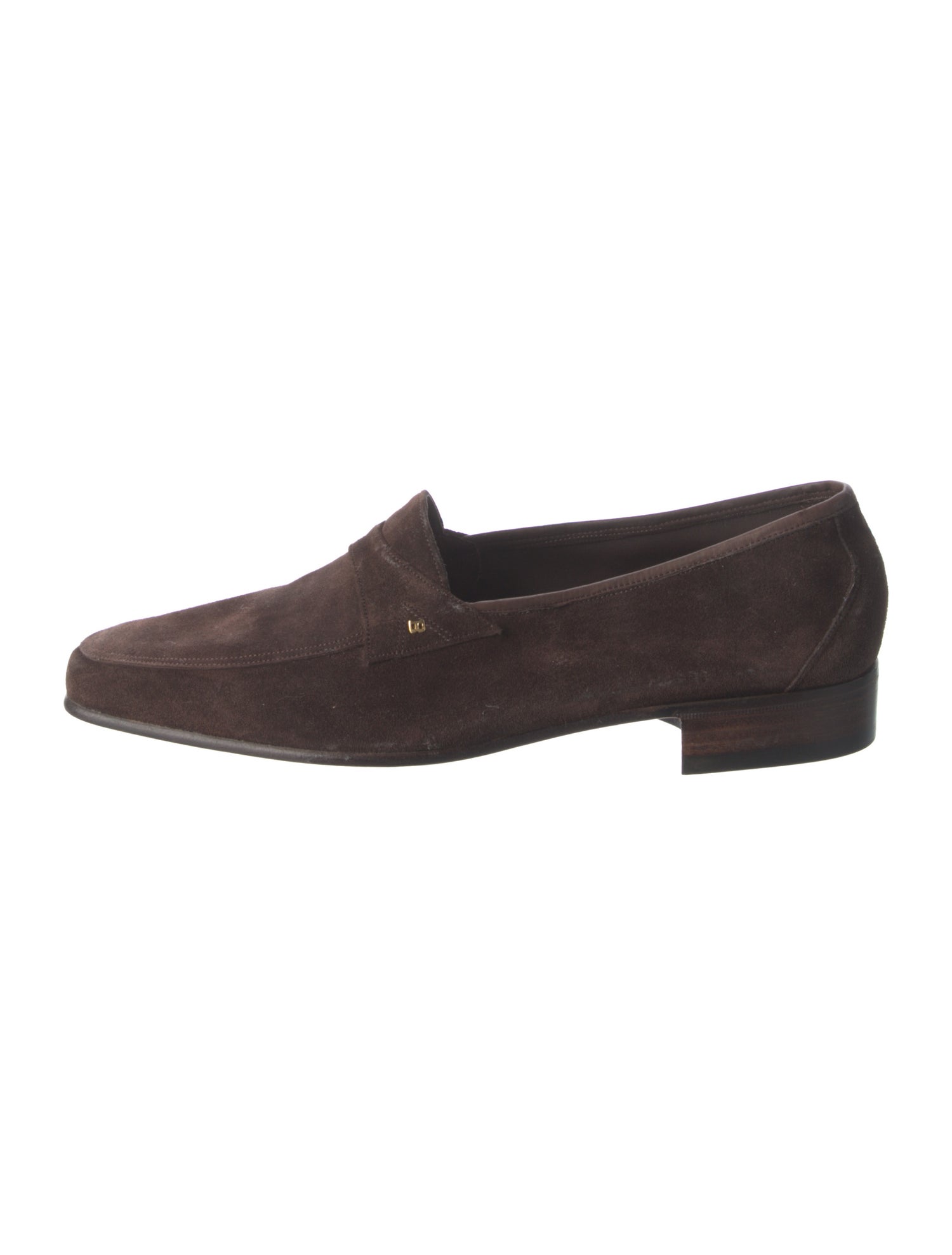 Bally Suede Dress Loafers