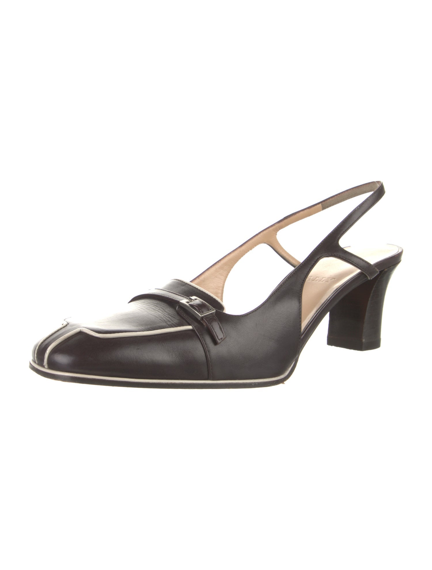 Bally Leather Slingback Pumps