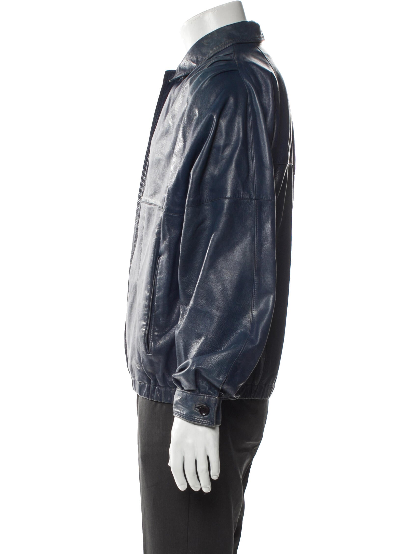 Bally Vintage Leather Moto Jacket