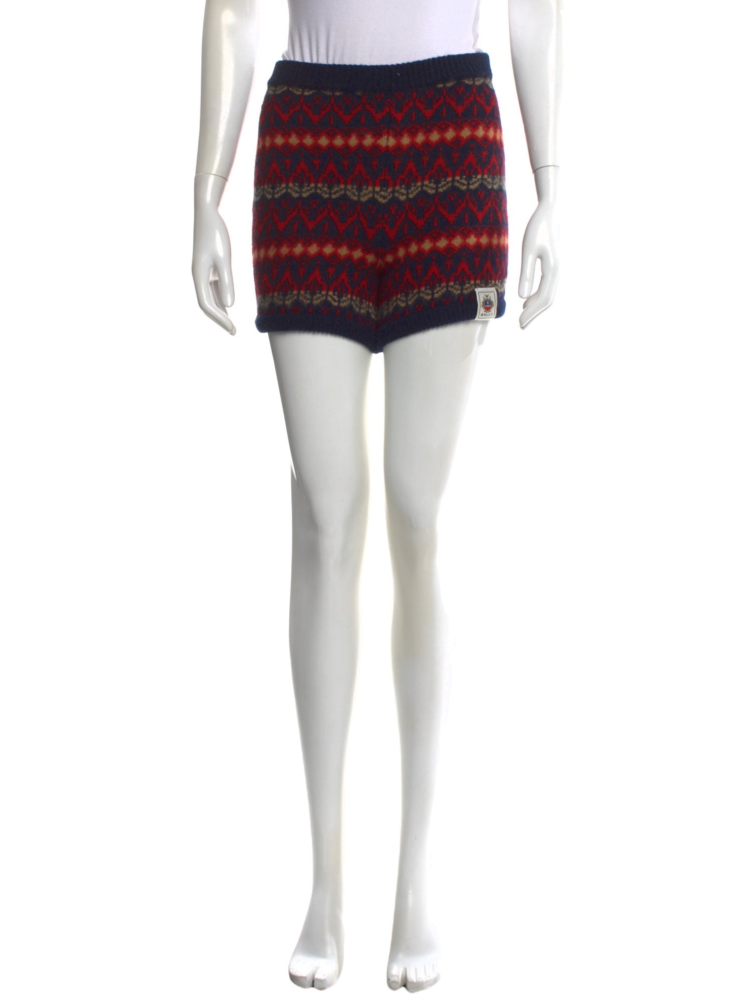 Bally Merino Wool Mini Shorts