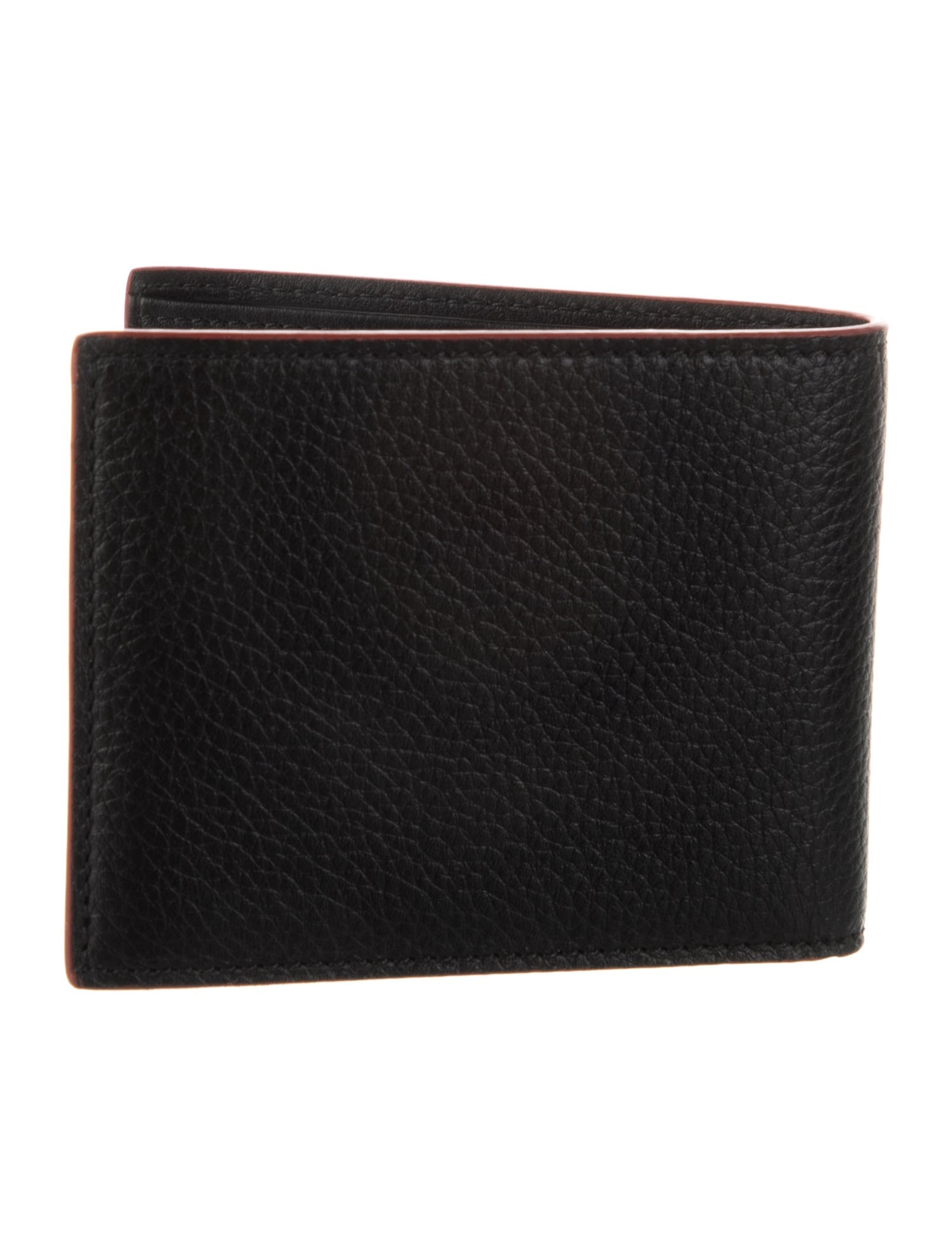 Bally Leather Printed Bifold Wallet