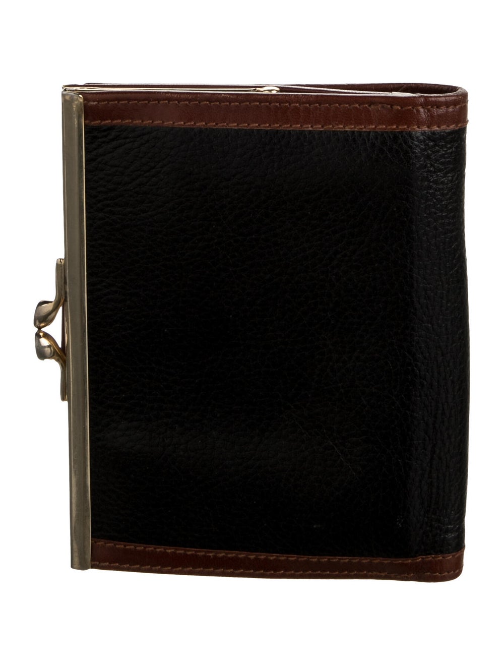 Bally Leather Colorblock Pattern Compact Wallet - image 3