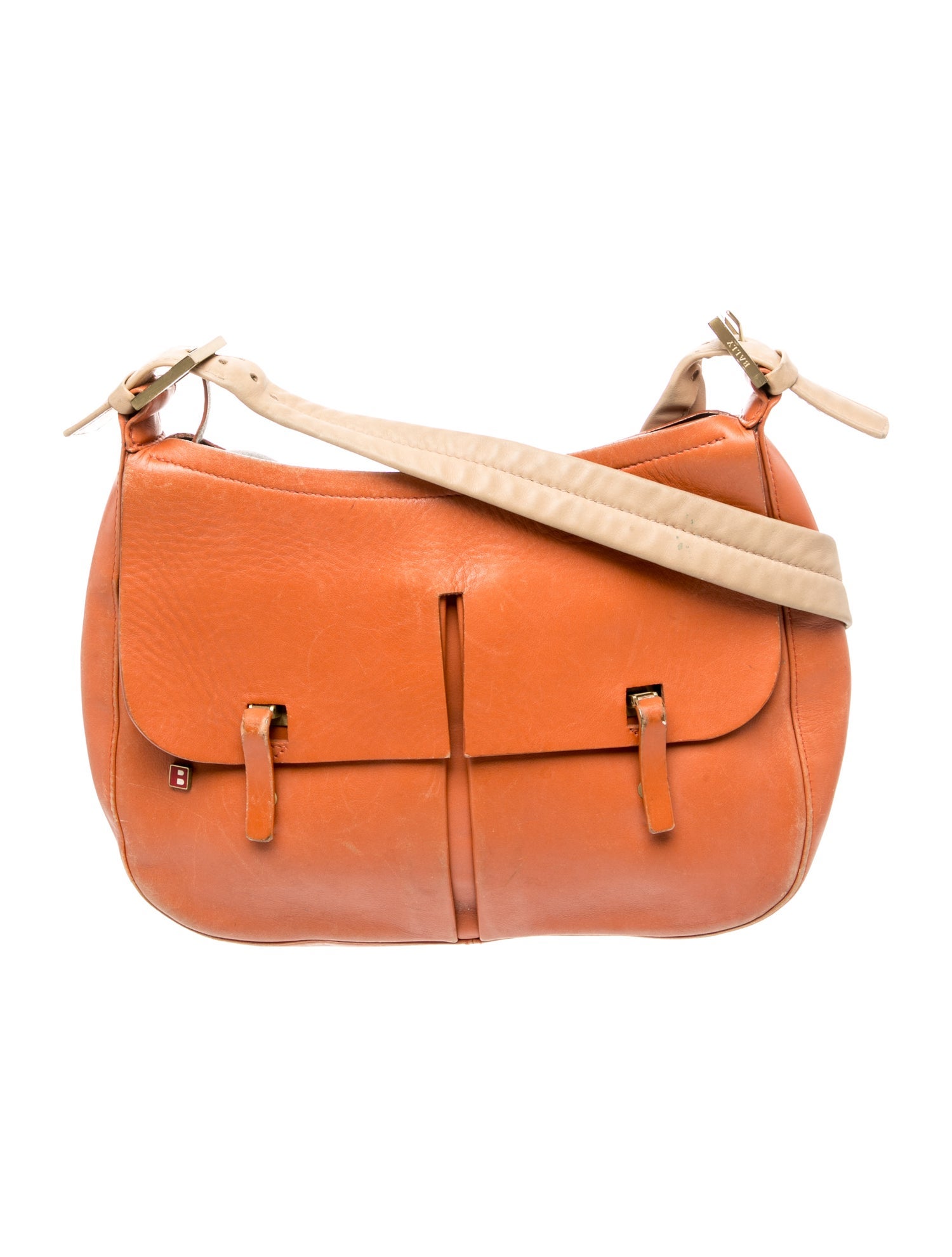 Bally Leather Shoulder Bag Vintage