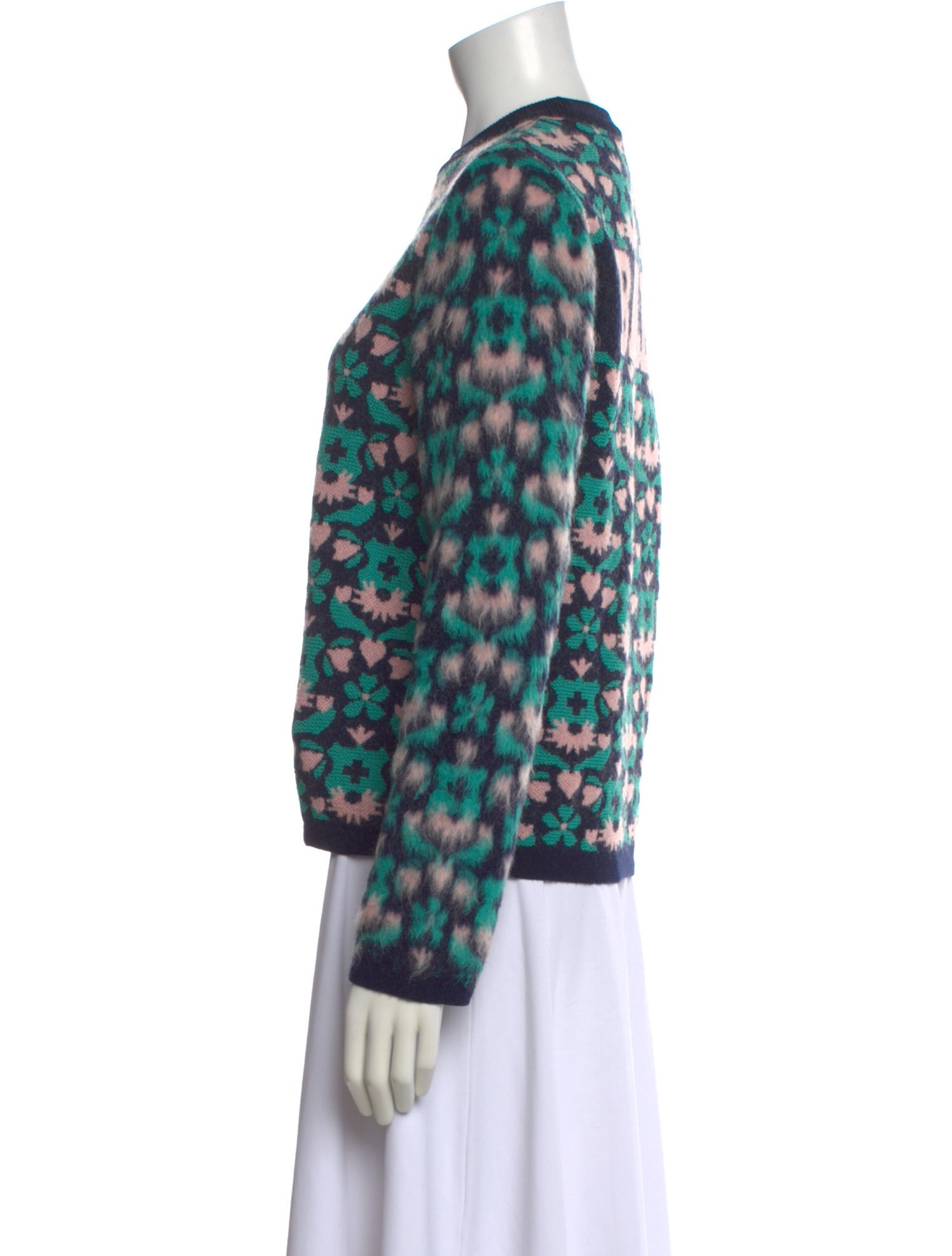 Bally Printed Crew Neck Sweater