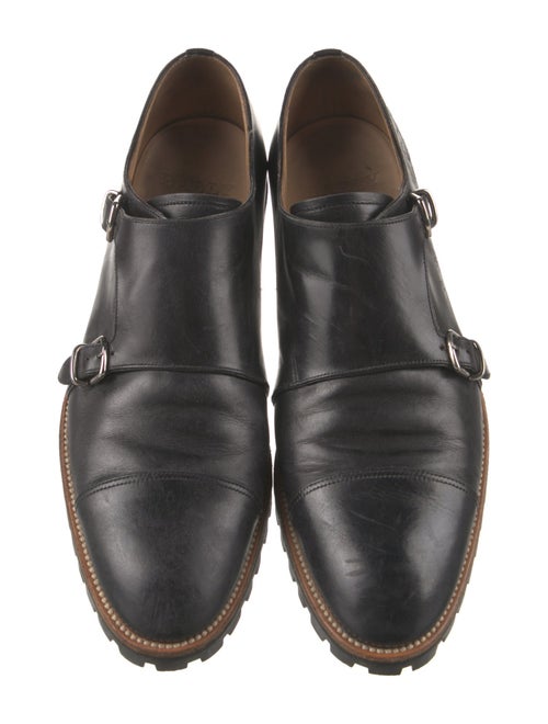 Bally Leather Monk Straps