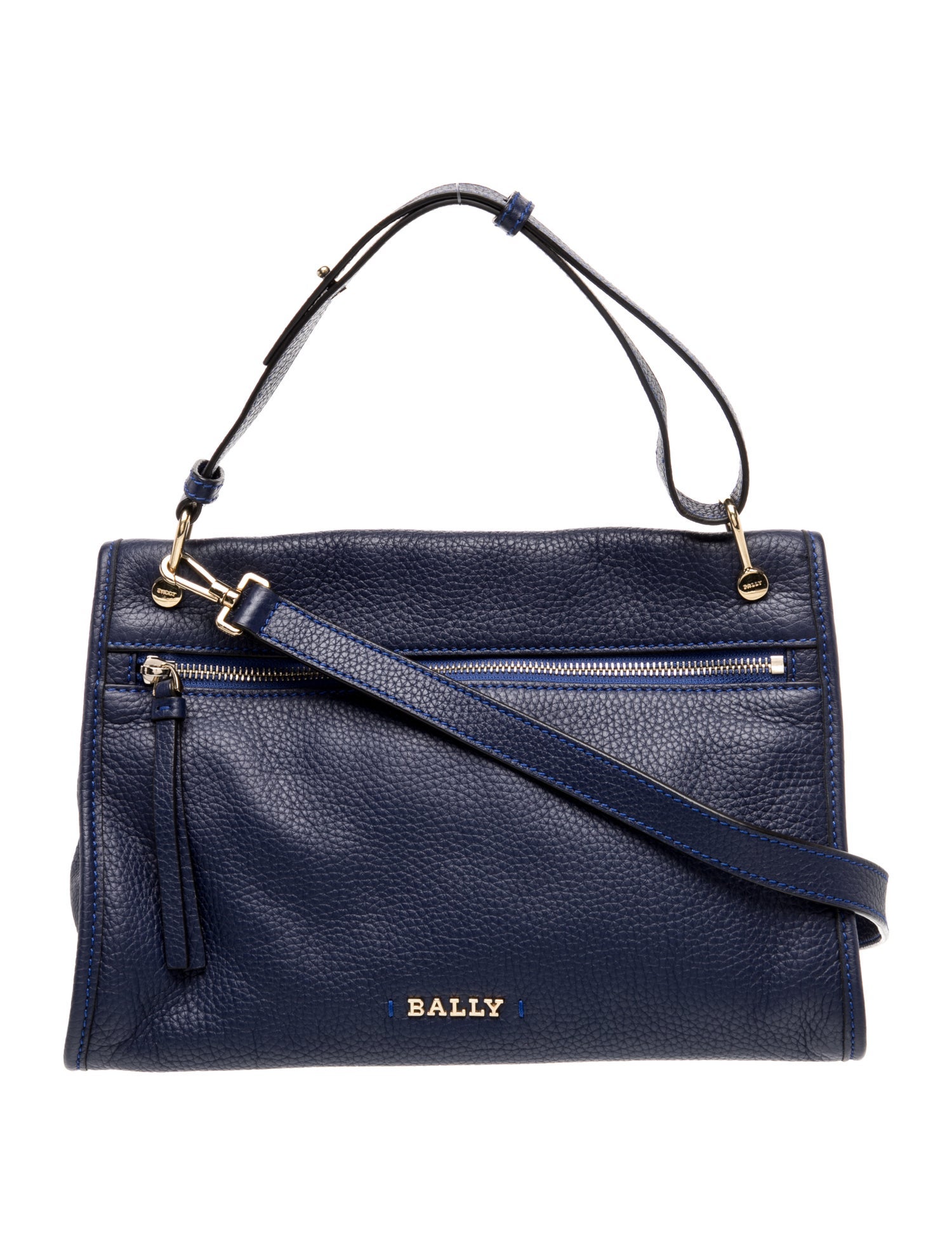 Bally Leather Top Handle Bag