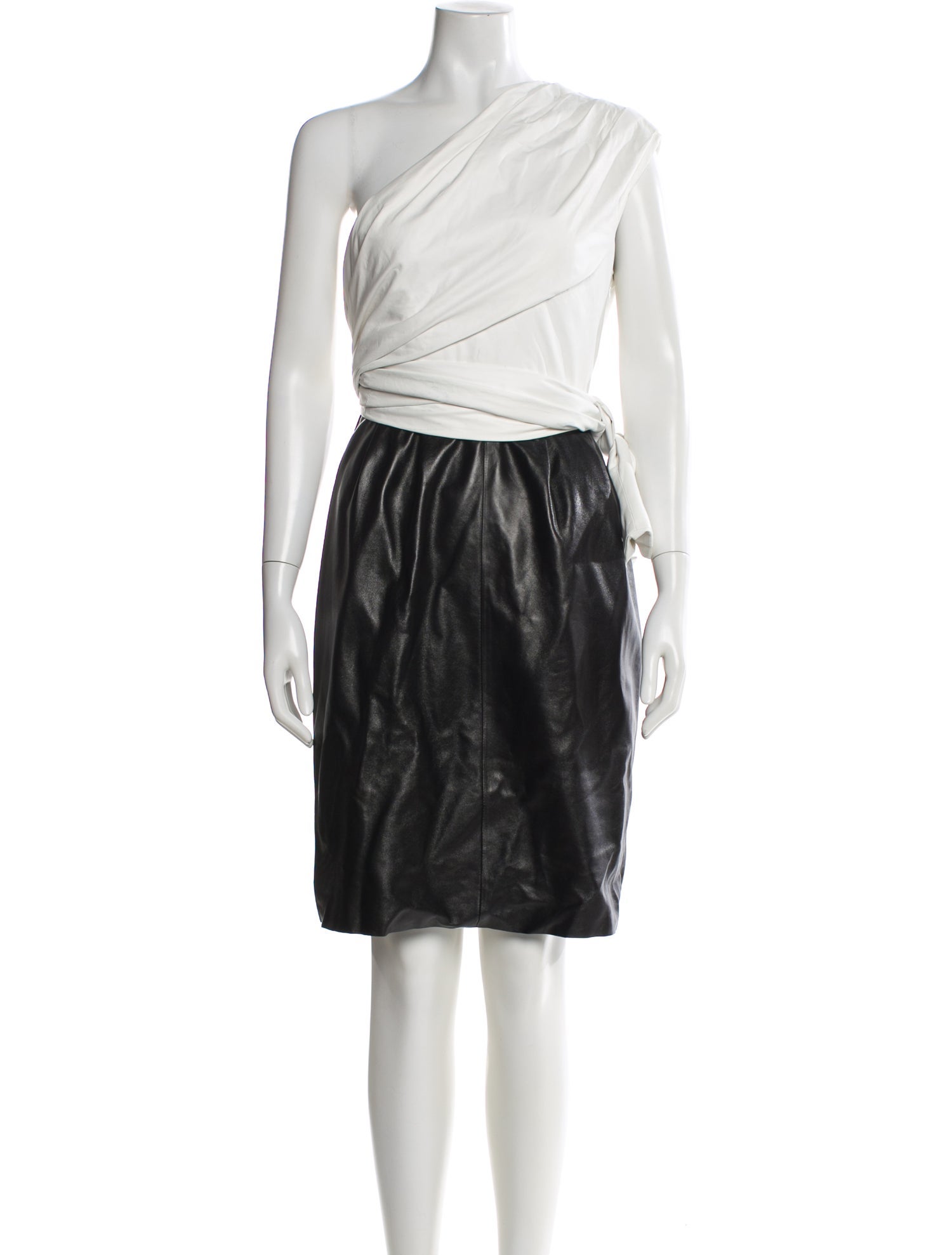 Bally Lambskin Knee-Length Dress