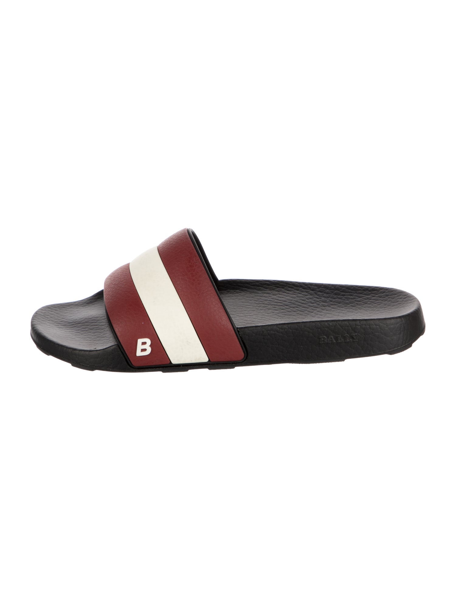 Bally Rubber Colorblock Pattern Slides