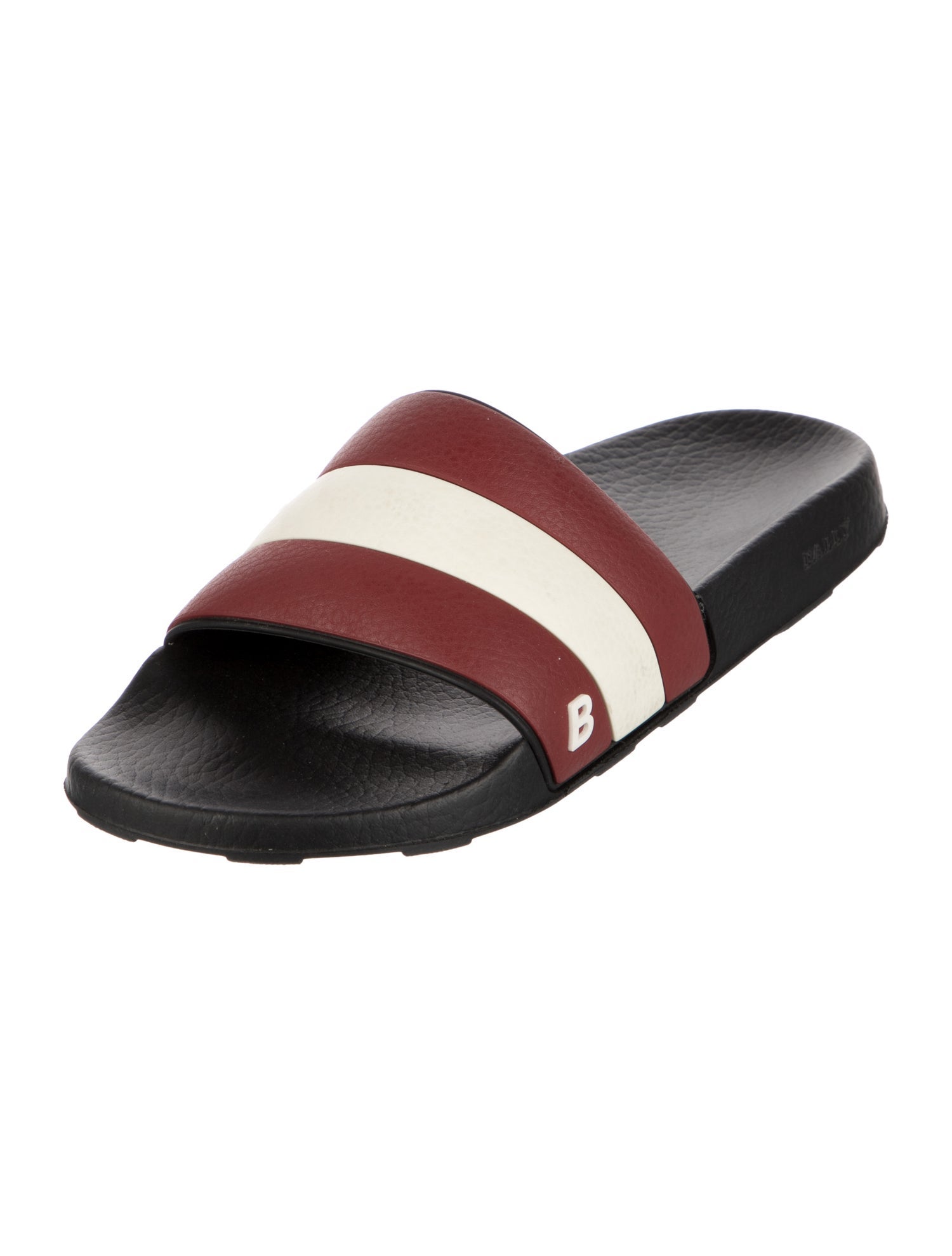 Bally Rubber Colorblock Pattern Slides